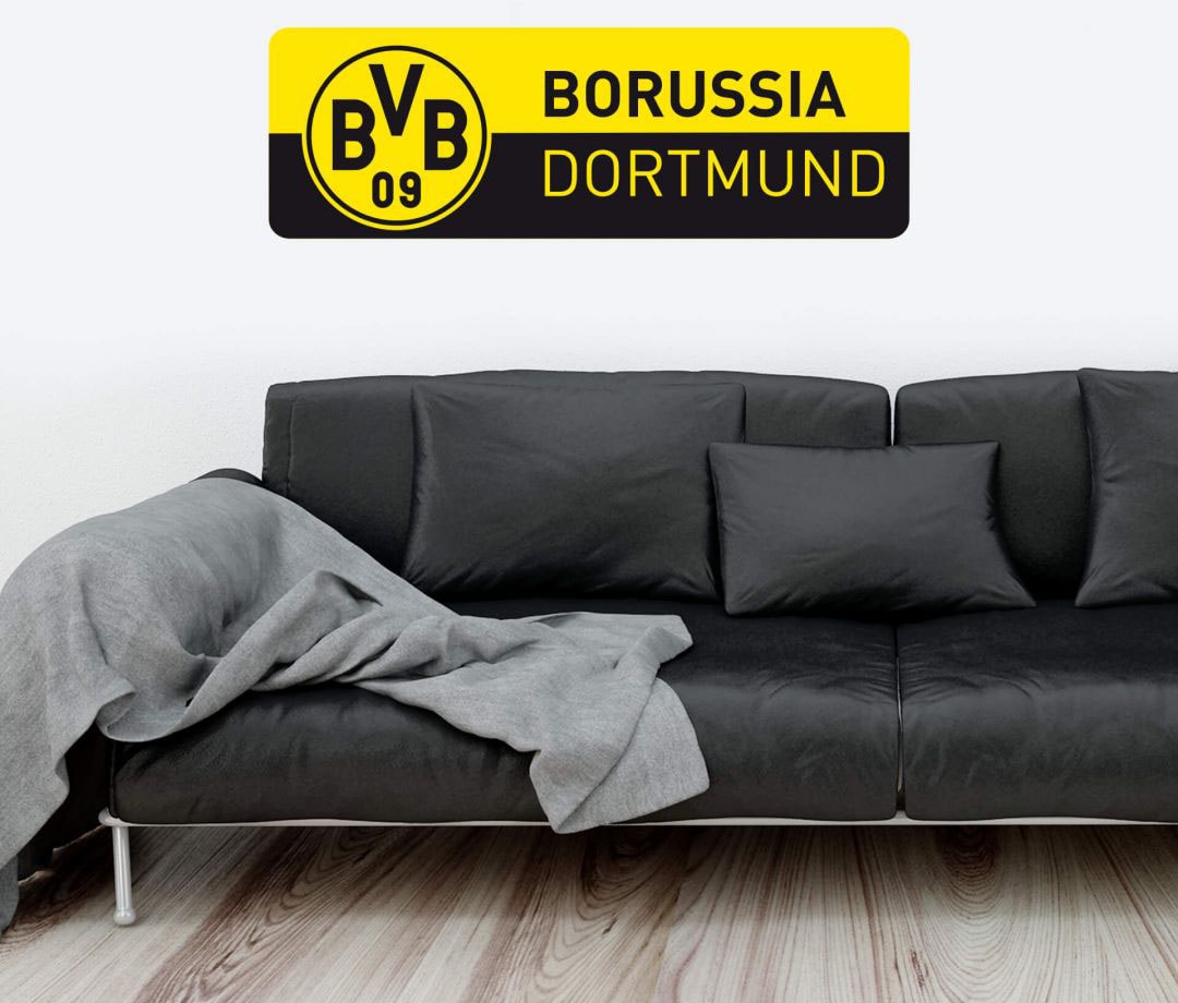 Raten kaufen BVB Logo Wall-Art St.) (1 Wandtattoo »Fußball Banner«, 09 auf