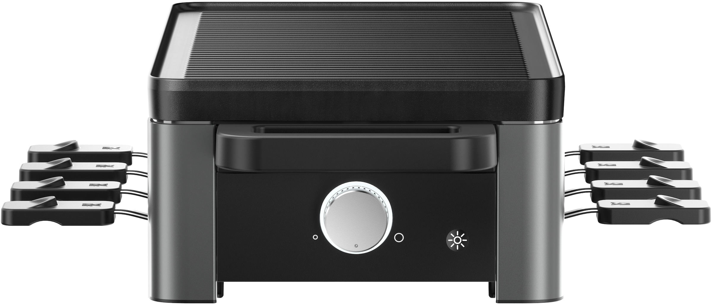 WMF Raclette »Master«, 8 St. Raclettepfännchen, 1500 W, indirekte LED-Beleuchtung, Keramikbeschichtung, 8 Pfännchen, 1500 W