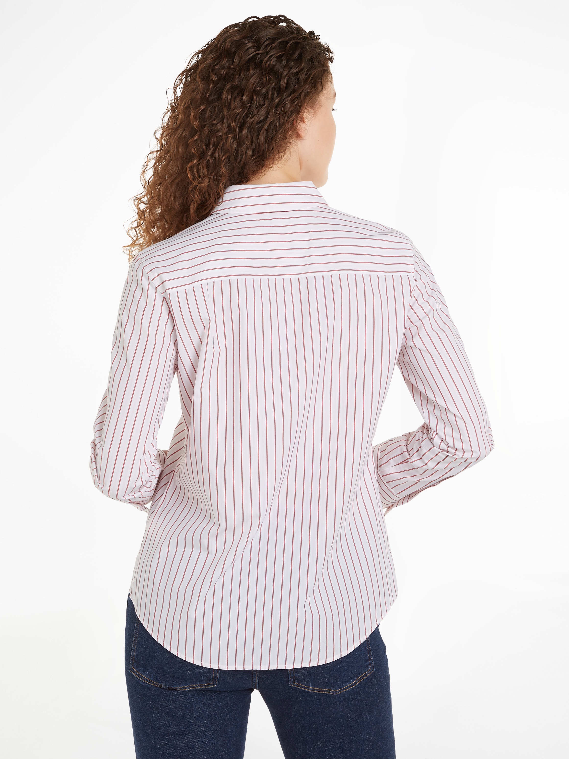 Tommy Hilfiger Hemdbluse »STRIPE REGULAR SHIRT«, mit Streifendessin