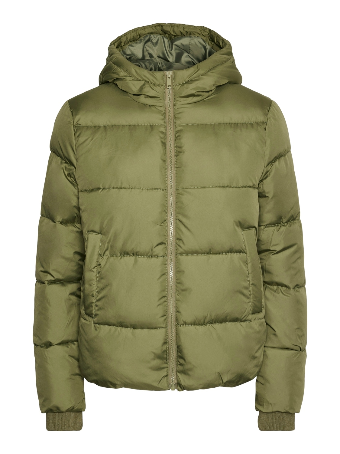 pieces Steppjacke »PCBEE NEW SHORT PUFFER JACKET NOOS BC«, mit Kapuze