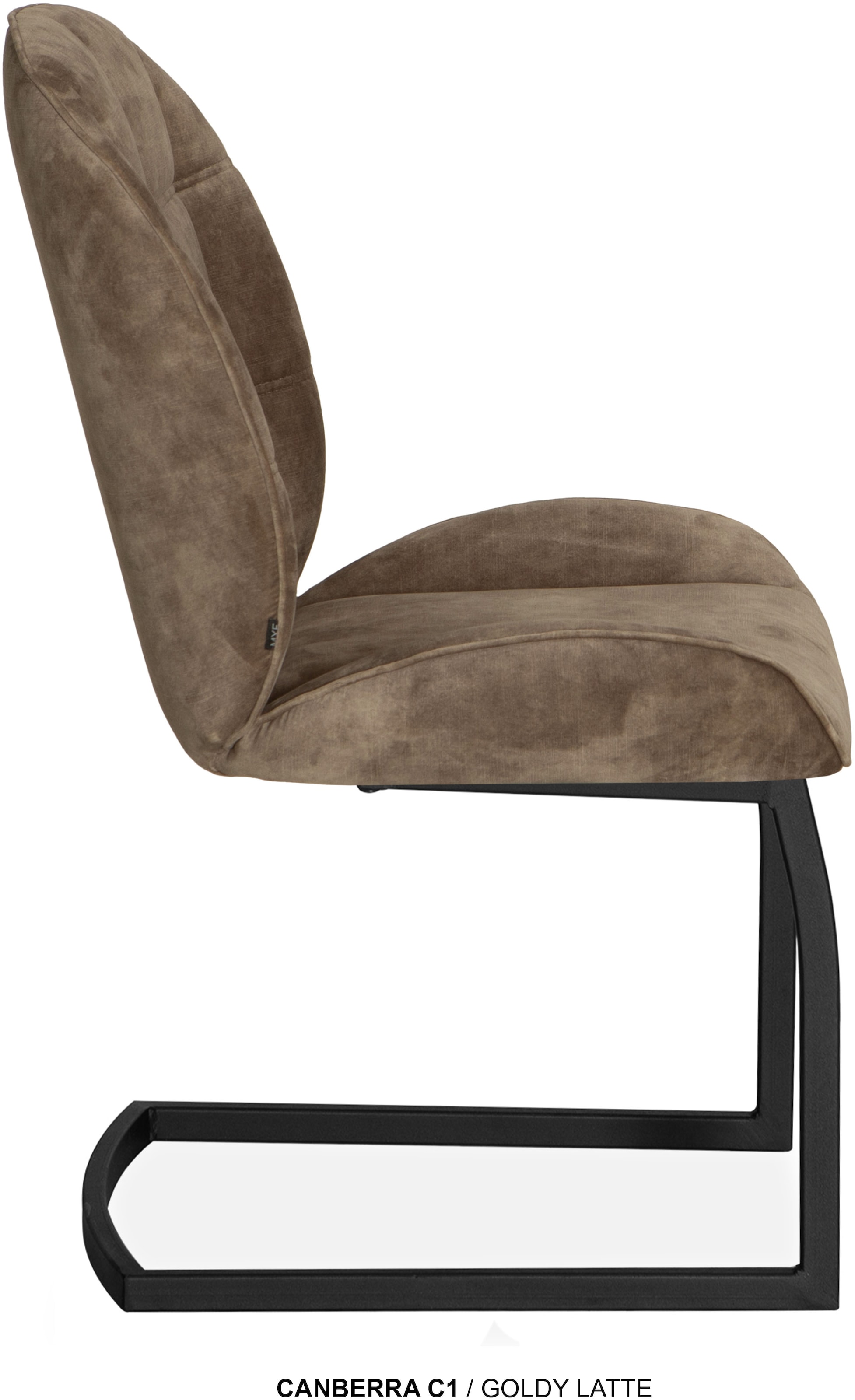 OMG Design Esszimmerstuhl »Canberra« (Set) 1 Stk.Esszimmerstuhl, pflegeleichter Samtvelour Bezug