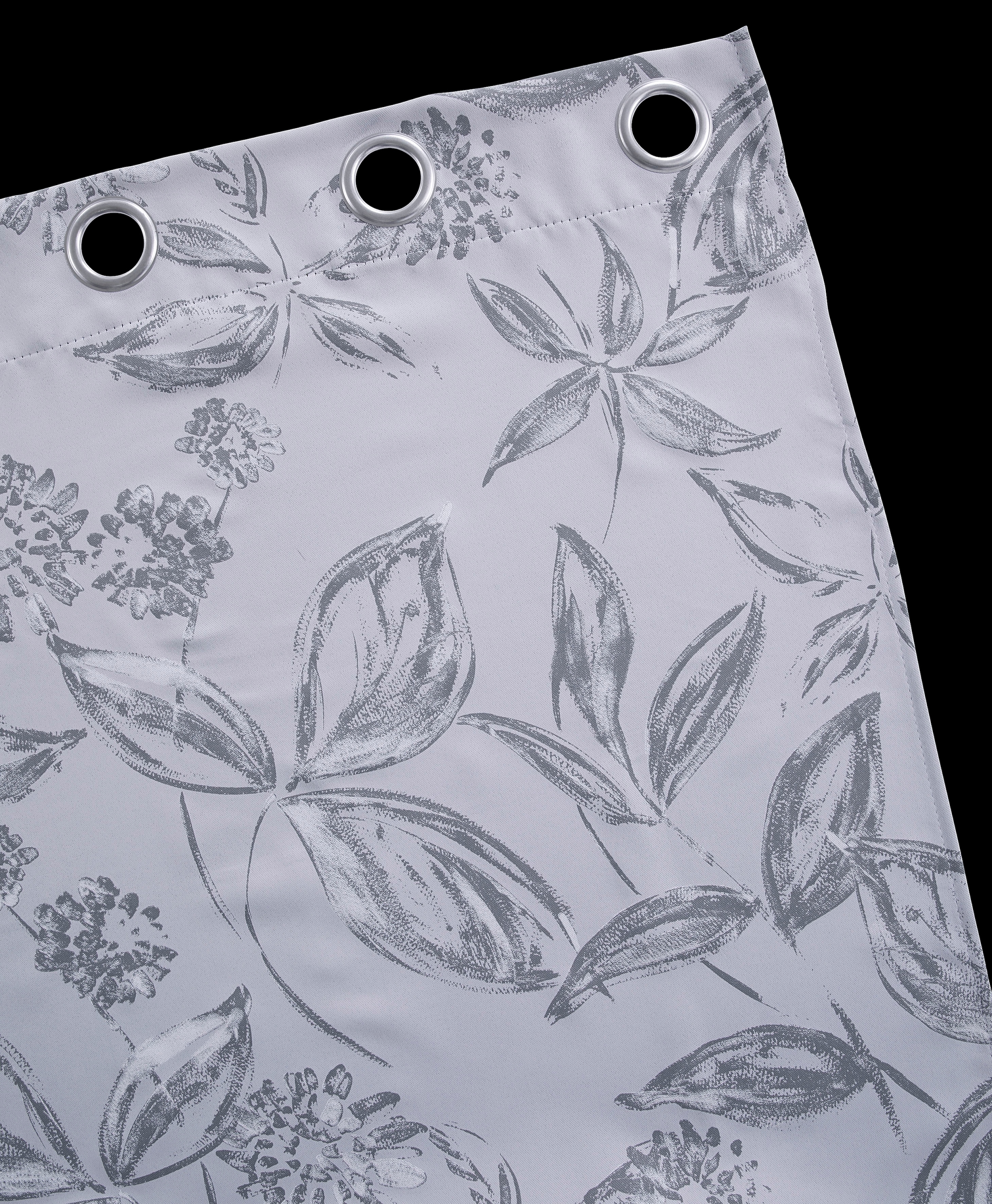my home Vorhang »FLOWER«, (1 St.), 135x245cm, monochrom,in verschiedenen Farben erhältlich