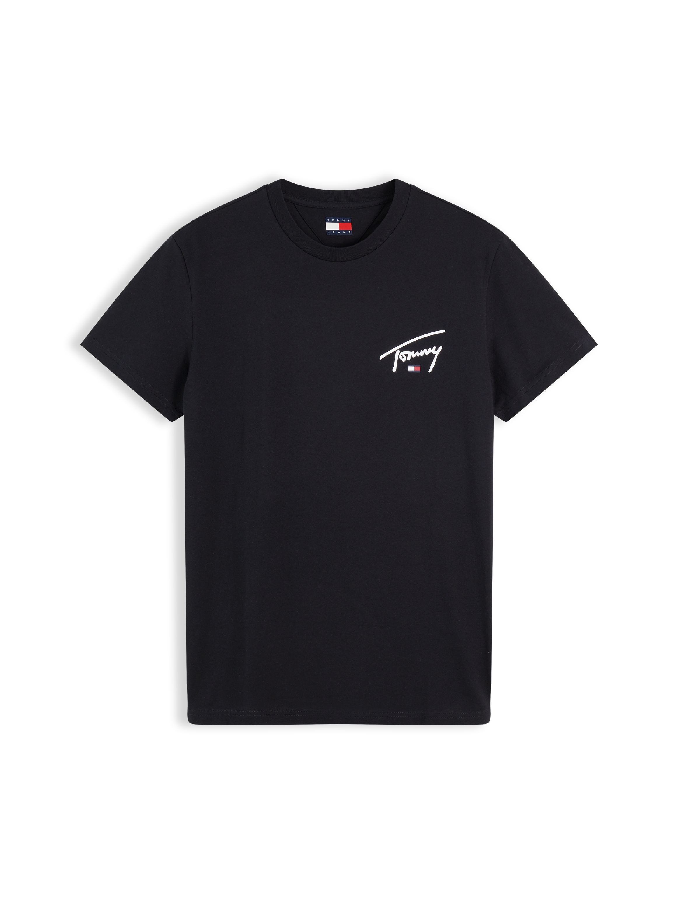 Tommy Jeans T-Shirt »SLIM SIGNATURE CHEST TEE« Slim fit mit Rundhalsausschnitt