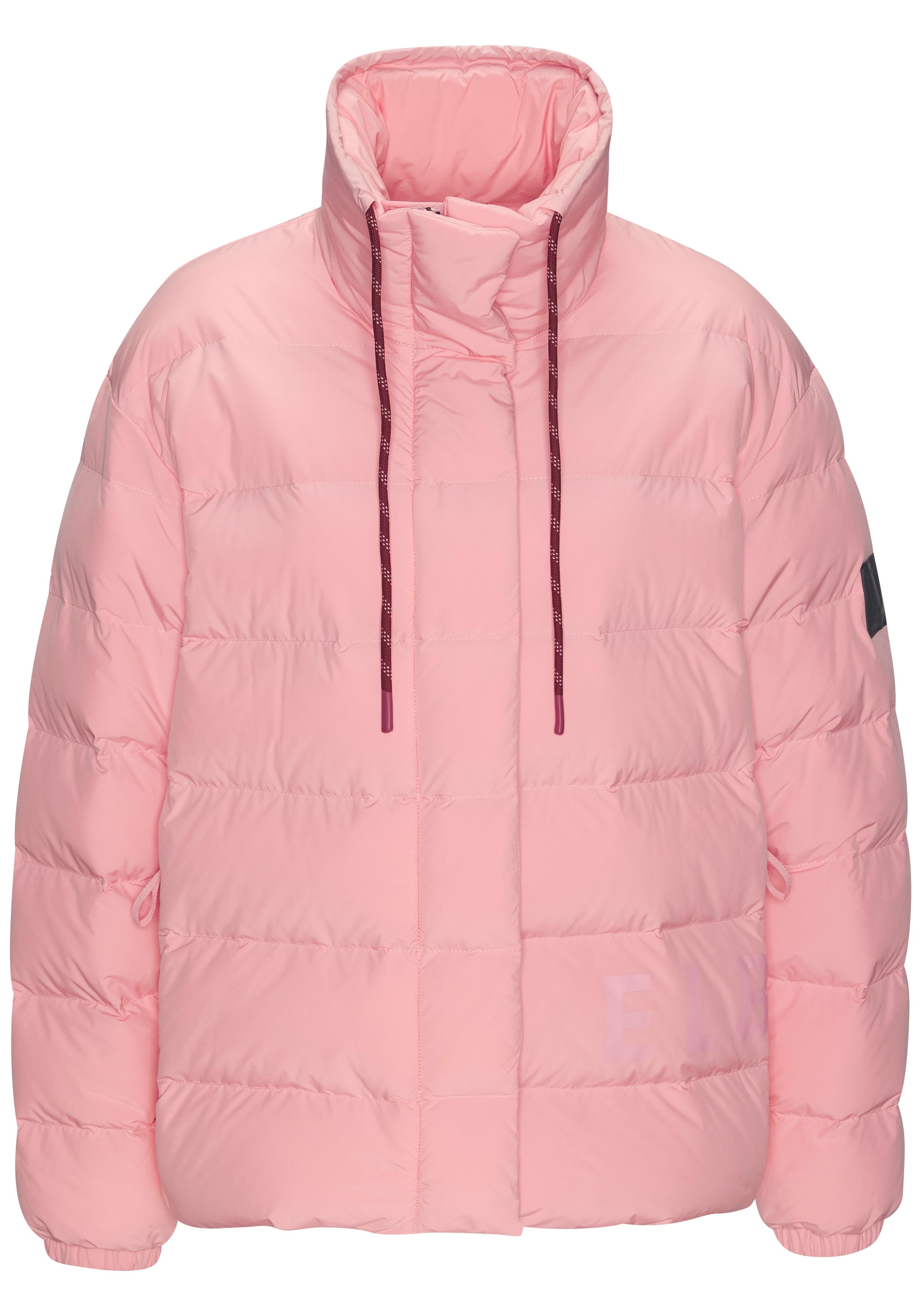 Elbsand Steppjacke, mit großem seitlichen Logo-Print