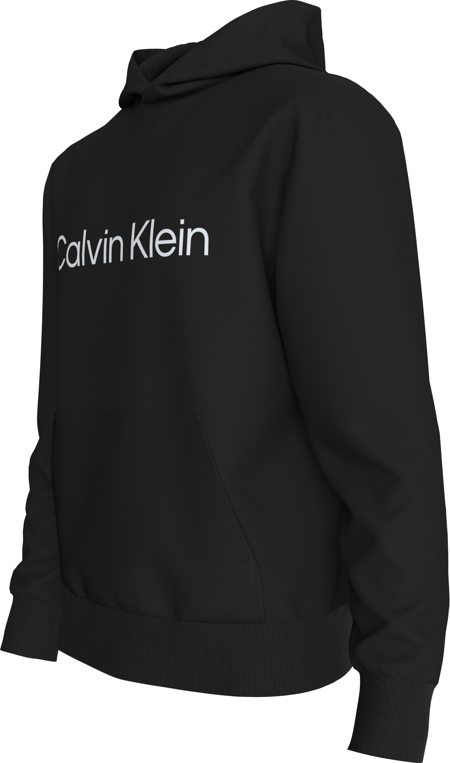 Calvin Klein Kapuzensweatshirt »LS EU STANDARD LOGO 350TERRY PO«, Mit Rundhalsausschnitt, regular fit

