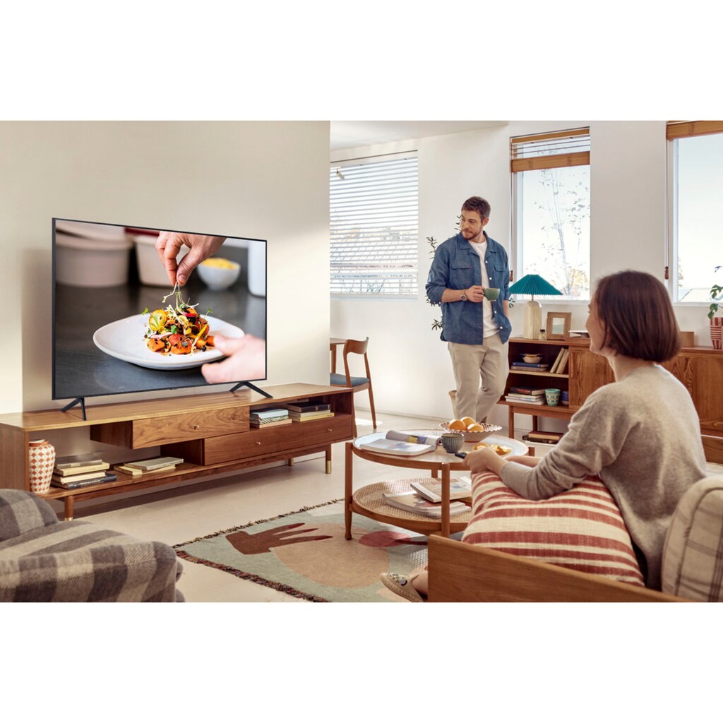 Samsung LED-Fernseher »GU65AU7179U«, 163 cm/65 Zoll, 4K Ultra HD, Smart-TV, HDR,Crystal Prozessor 4K,Q-Symphony,Contrast Enhancer