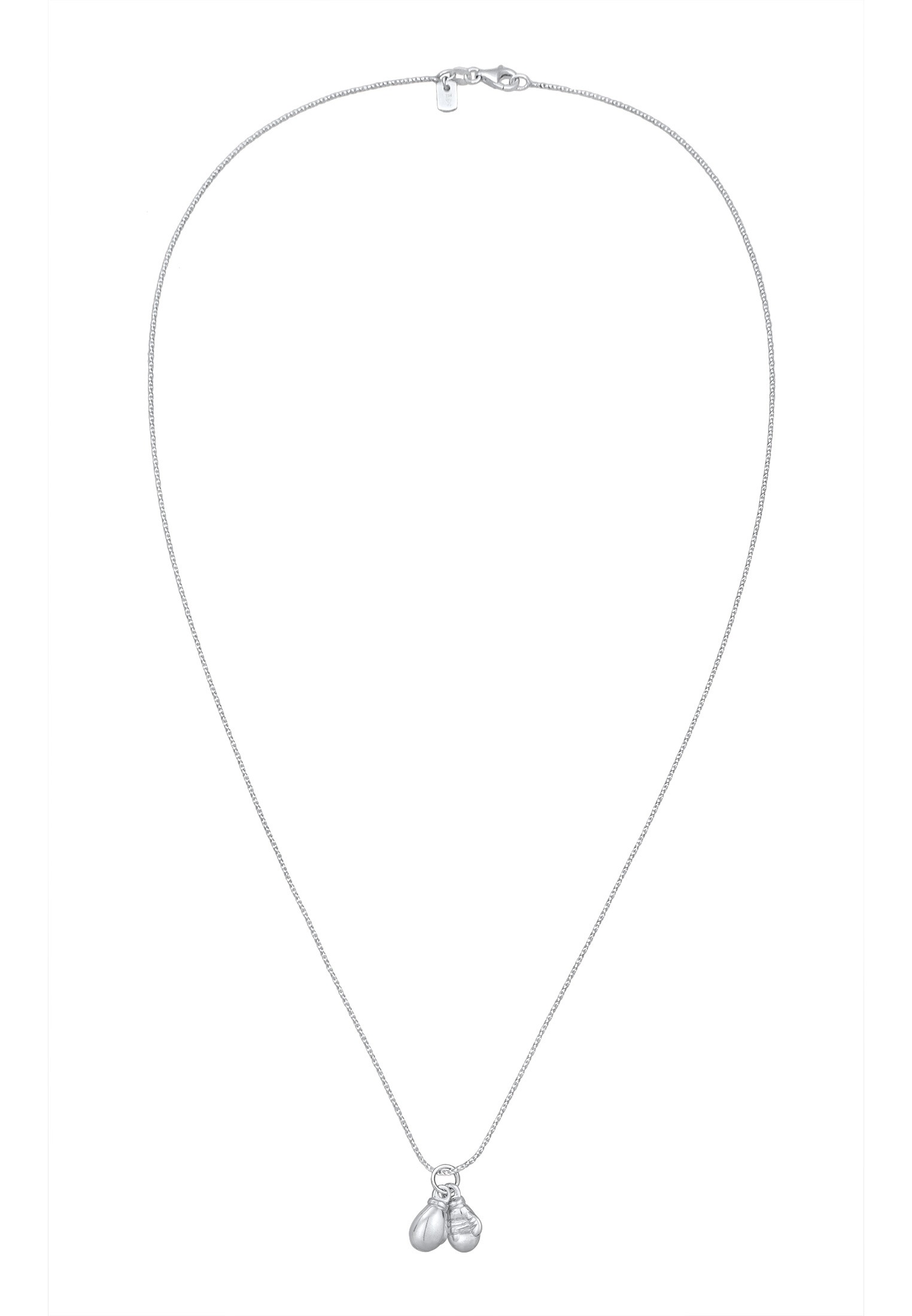 Kuzzoi Kette mit Anhänger »Halskette Boxhandschuhe Modisch Stark 925 Silber«