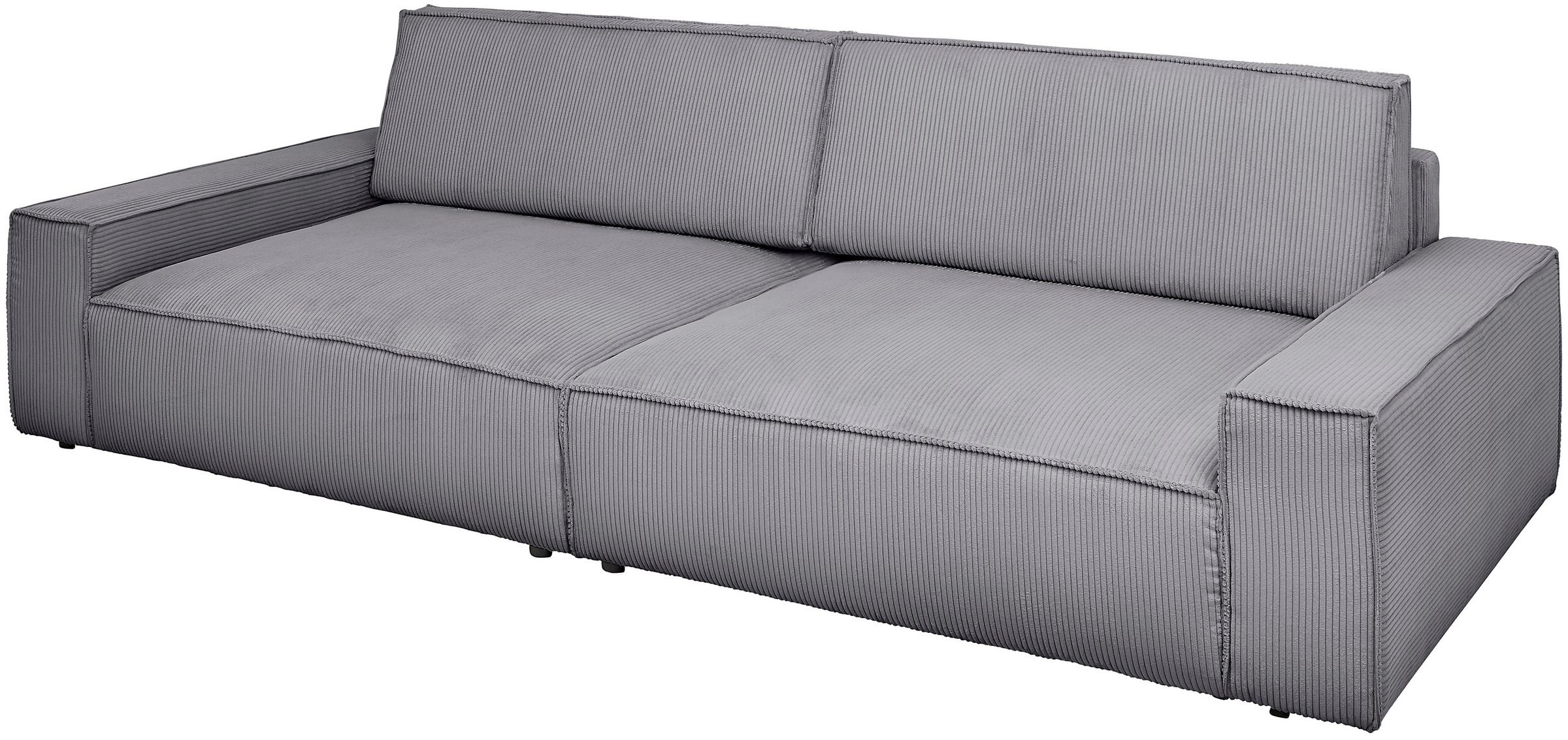 Home affaire Big-Sofa »NEU: SHERWOOD XXL, Big-Sofa (316cm), extra tiefe Sitzfläche 95 cm«, bequemer Sitzkomfort, Cord u. Leinenoptik, Kedernaht