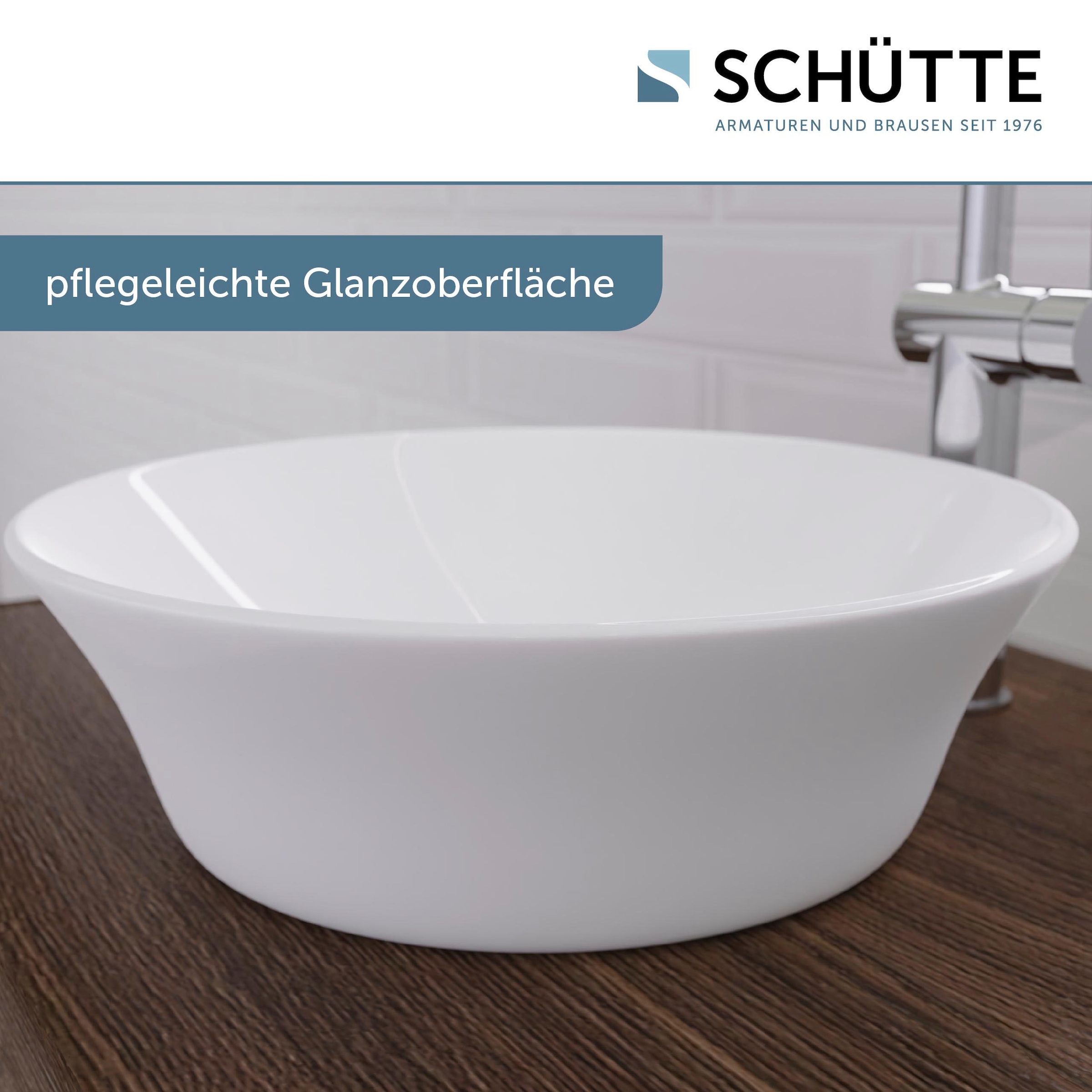 Schütte Aufsatzwaschbecken »TASSONI BOWL«, hochwertiger, glatter Glanzoberfläche