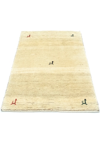 morgenland Wollteppich »Gabbeh Teppich handgeknüpft mehrfarbig«, rechteckig, 14 mm... kaufen
