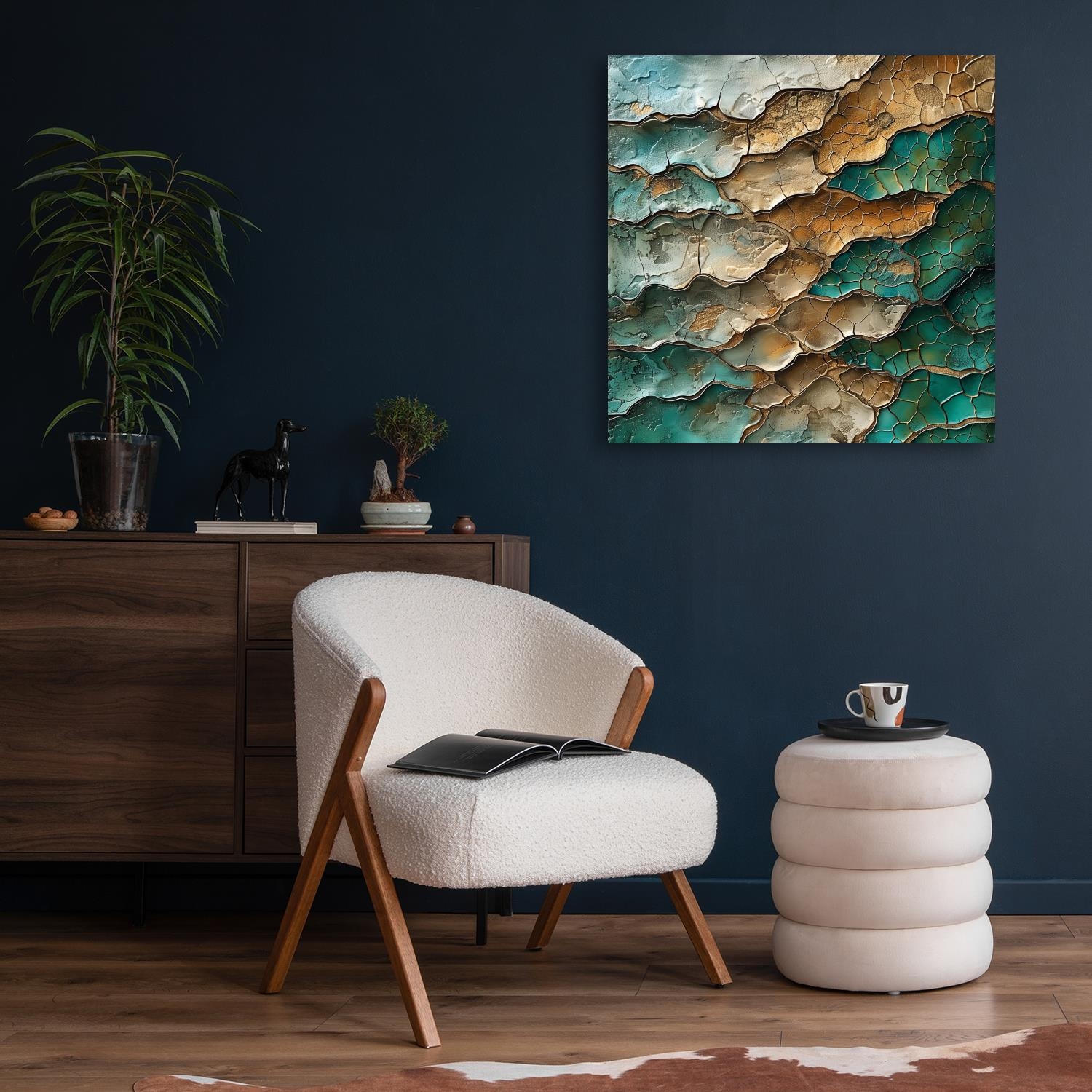 queence Acrylglasbild »Abstraktes Mosaik« Abstrakt | Abstrakte | Formen | Gemälde | Kunst 1 Stk. tlg. Fine Art-Print in Galeriequalität