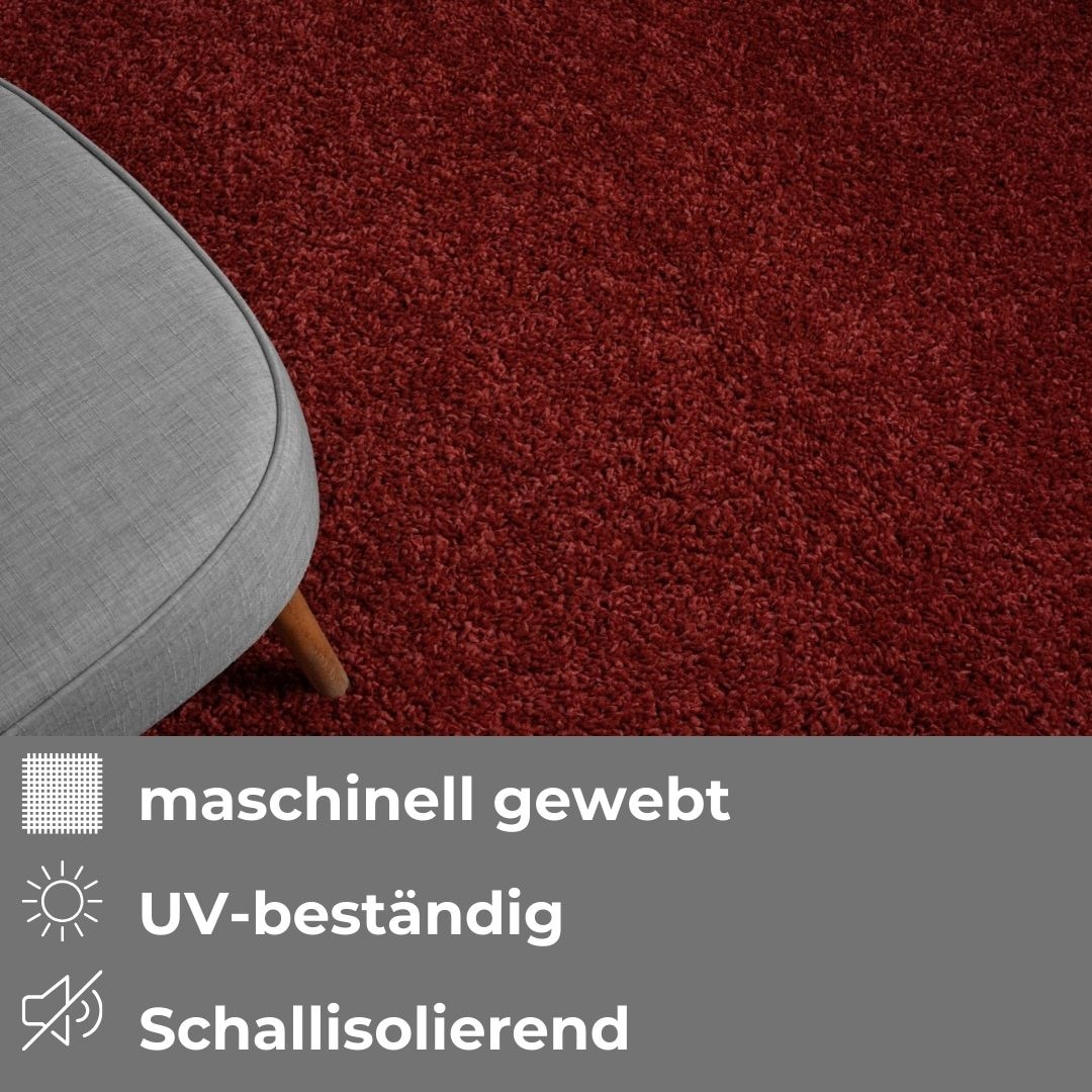 my home Hochflor-Teppich »Banji«, rechteckig, 37 mm Höhe, Uni Farben, weich und flauschig, auch als Läufer & in rund erhältlich