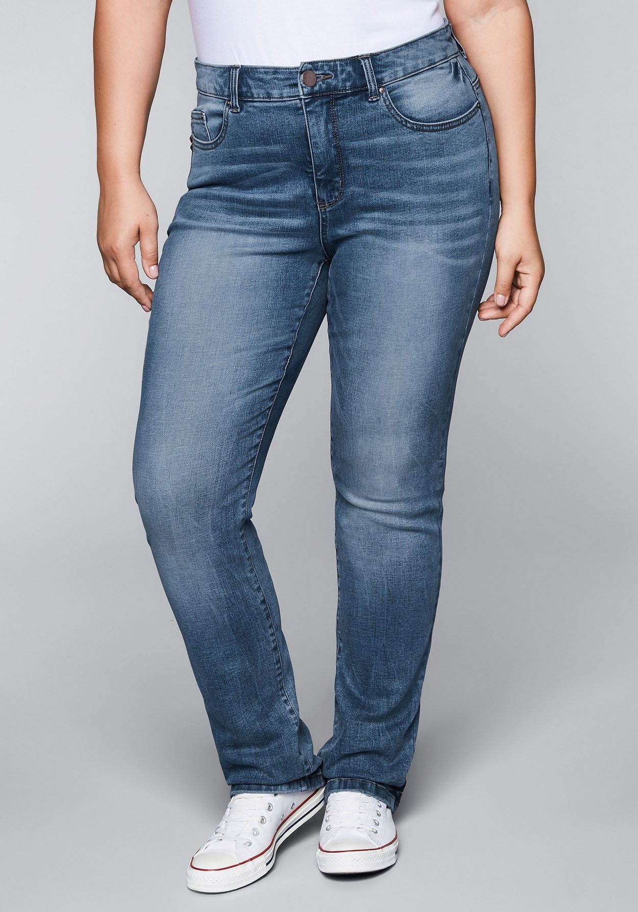 Sheego Gerade Jeans »Jeans mit Bodyforming-Effekt«