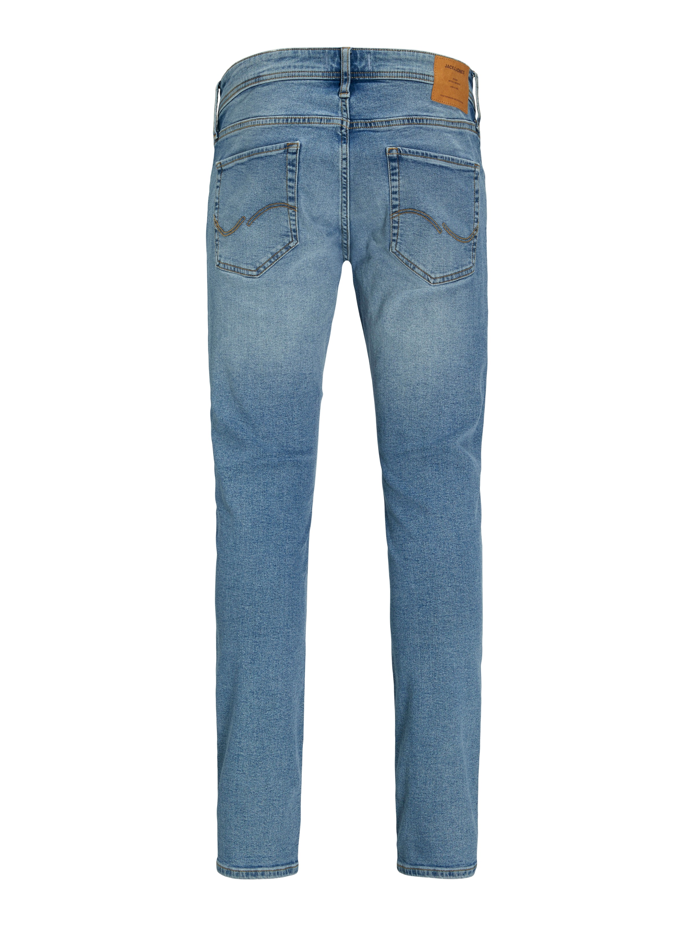 Jack & Jones Slim-fit-Jeans »JJIGLENN Jeans mit schmaler Beinform und Stretch für Komfort« Denim/Jeans, modisch, slim fit, Baumwollmischung