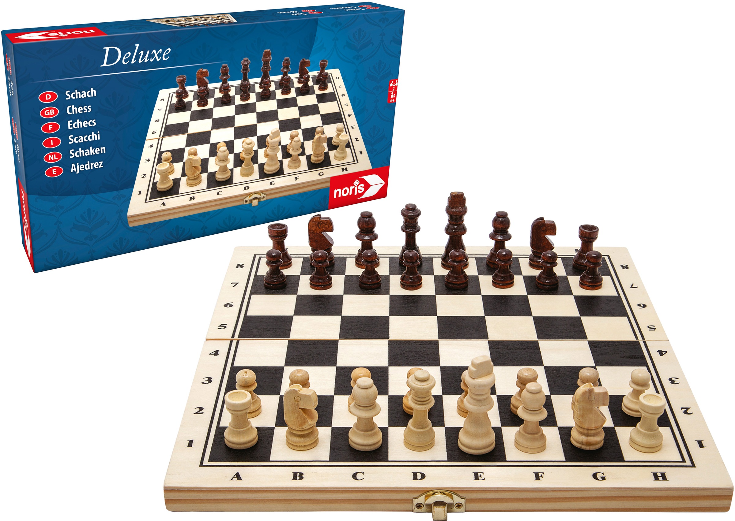 Spiel »Deluxe Holz Schach«