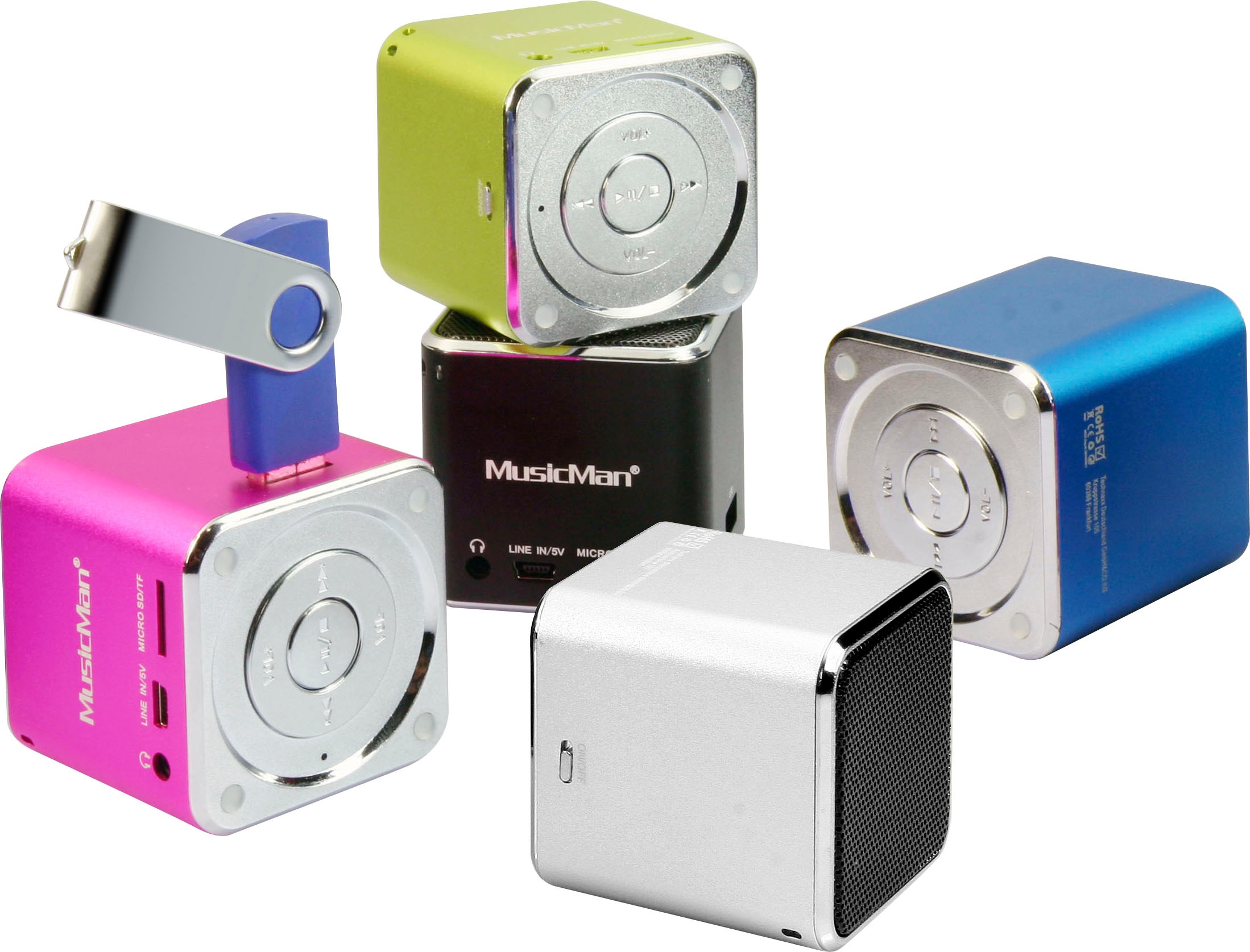 Technaxx Portable-Lautsprecher »Mini MusicMan Soundstation«, (1 St.)