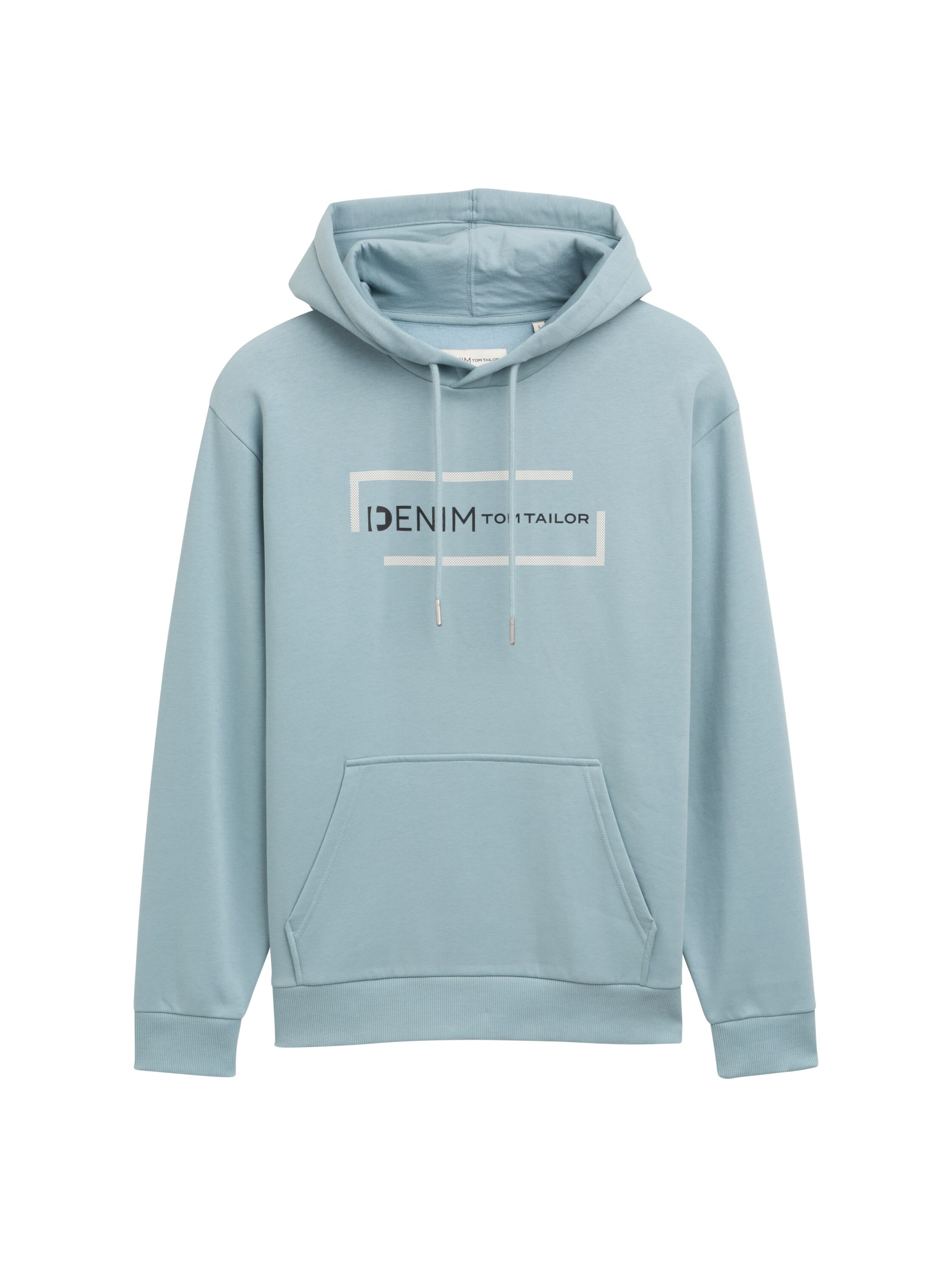 TOM TAILOR Denim Hoodie, mit großem Logoprint