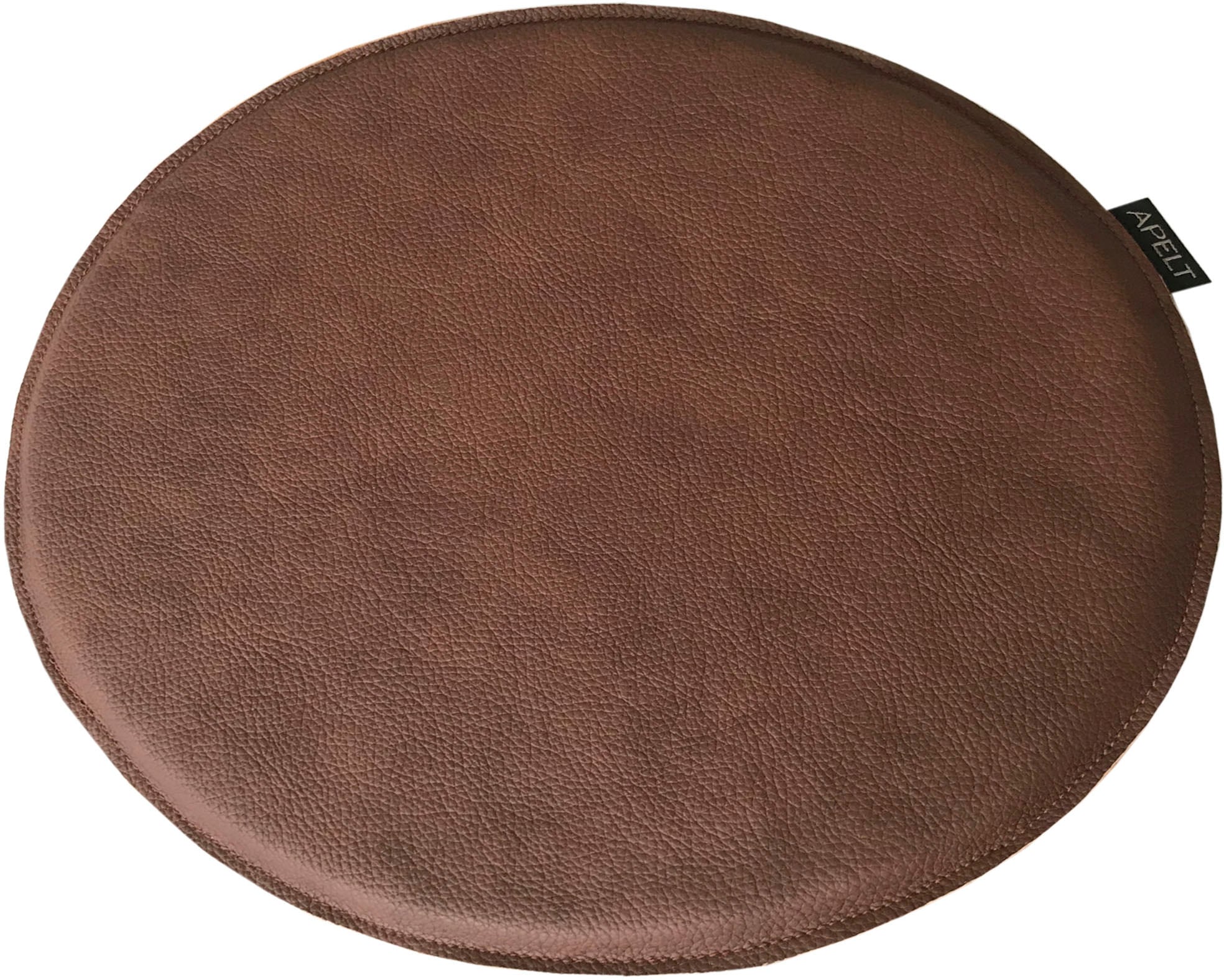 APELT, Stuhlkissen »Zumi«, braun + unifarben, Viskose, B/L: 34 cm x 34 cm - 1 Stk.