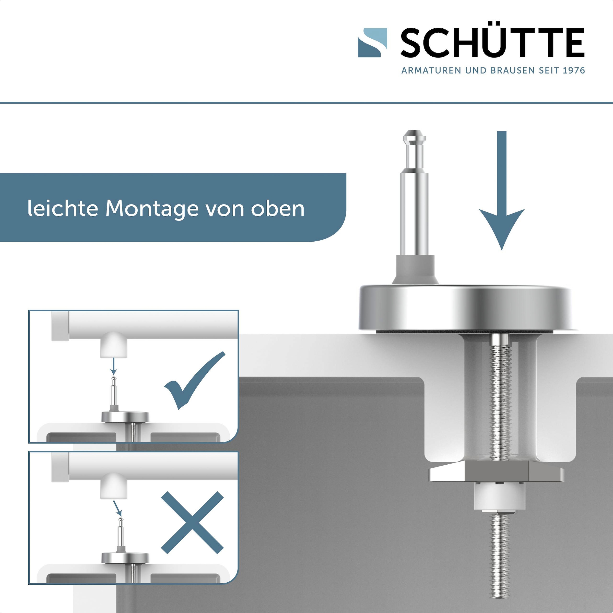 Schütte WC-Sitz »SLIM« Duroplast, Absenkautomatik, Schnellverschluss, besonders flache Form