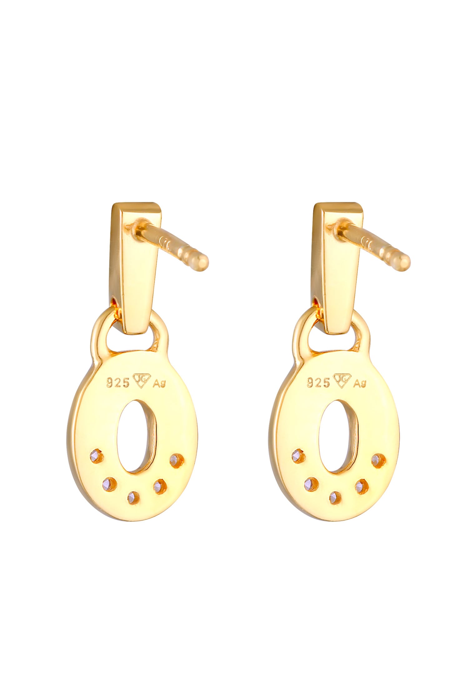 Elli DIAMONDS Paar Ohrstecker »Ohrringe Diamant Ohrhänger 925 Silber«
