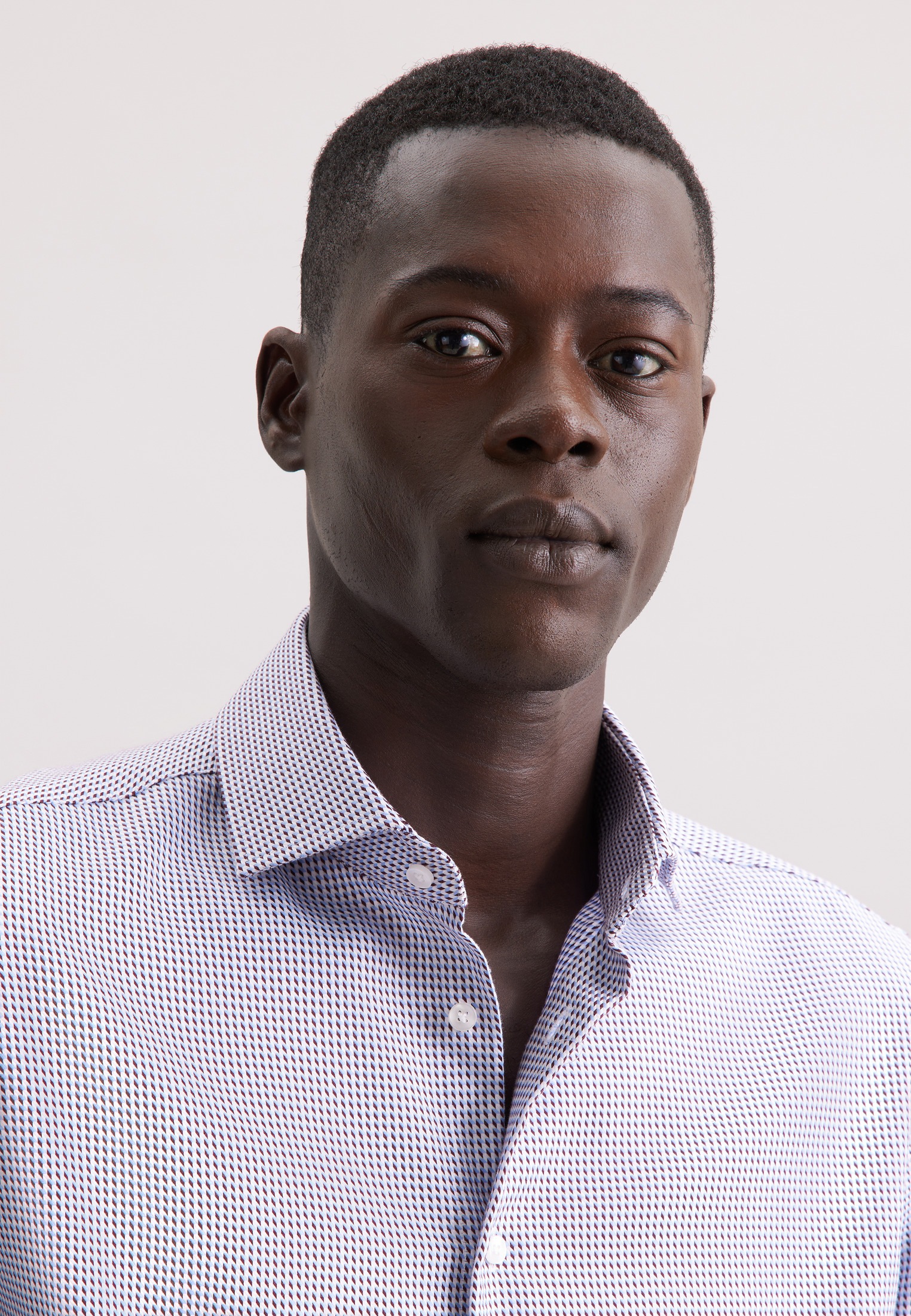 seidensticker Businesshemd »Schwarze Rose« Slim 1/1 Kentkragen Pepita