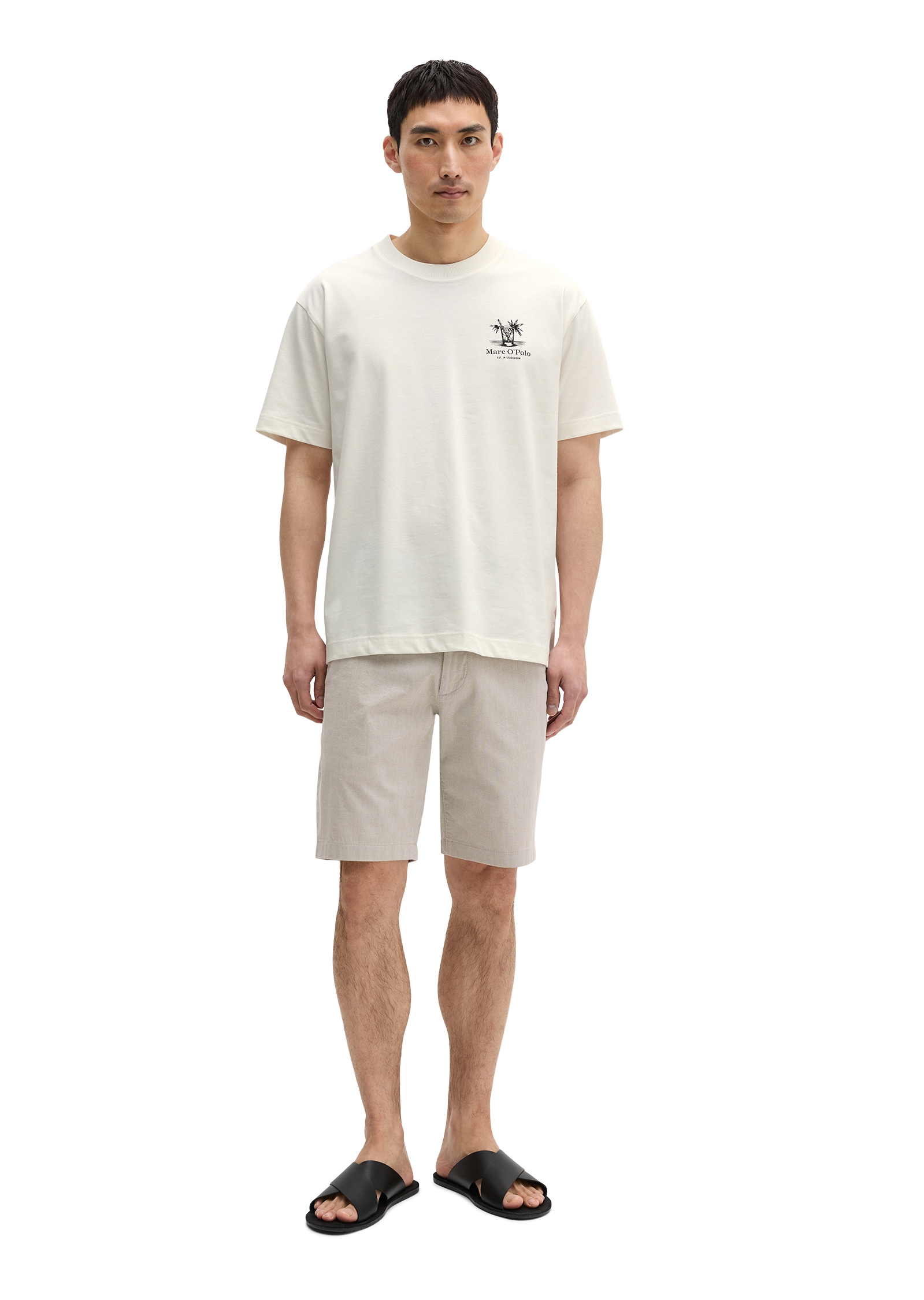 Marc O'Polo T-Shirt loose mit sommerlichem Rückenprint
