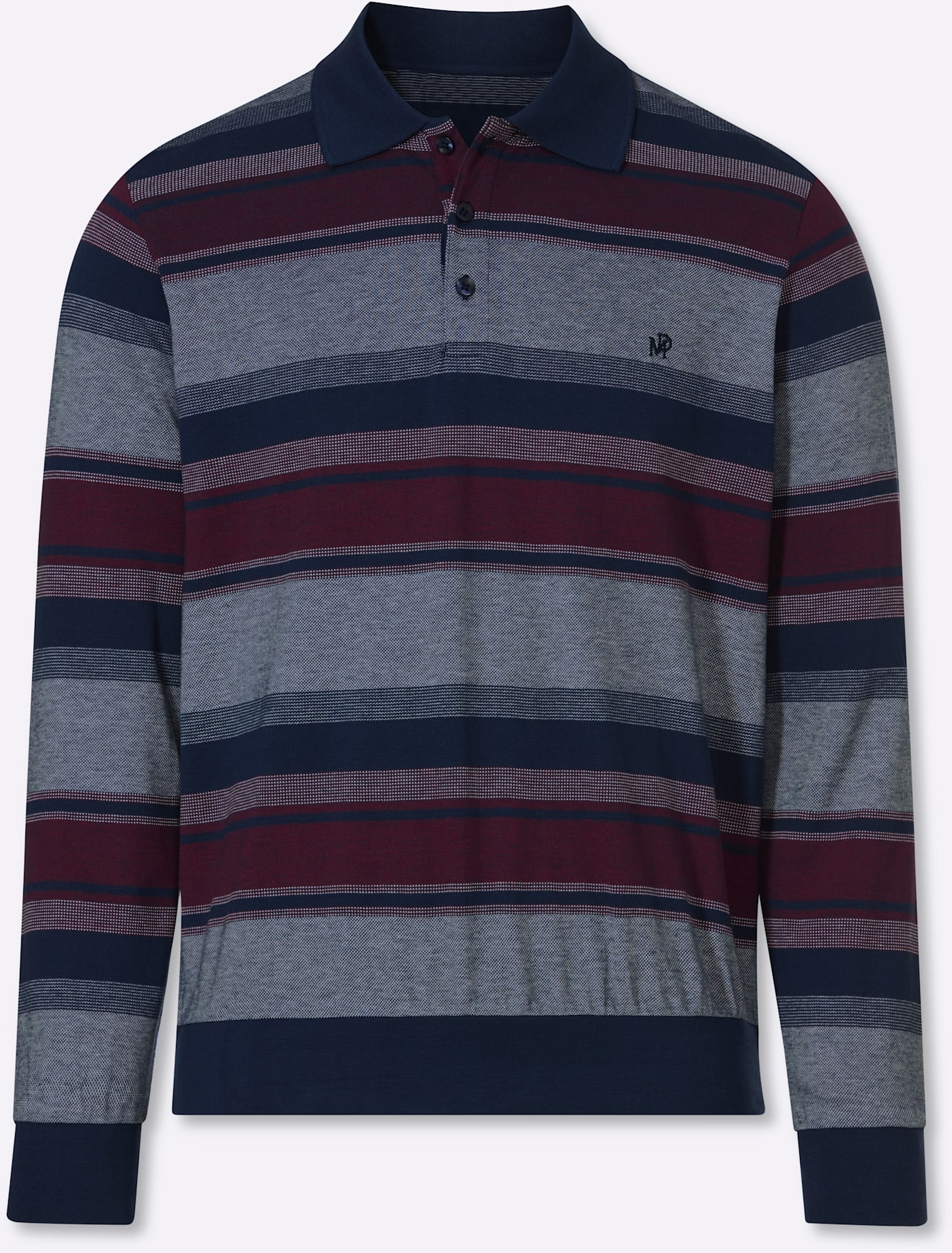 Marco Donati Poloshirt »Langarm-Shirt« 1
