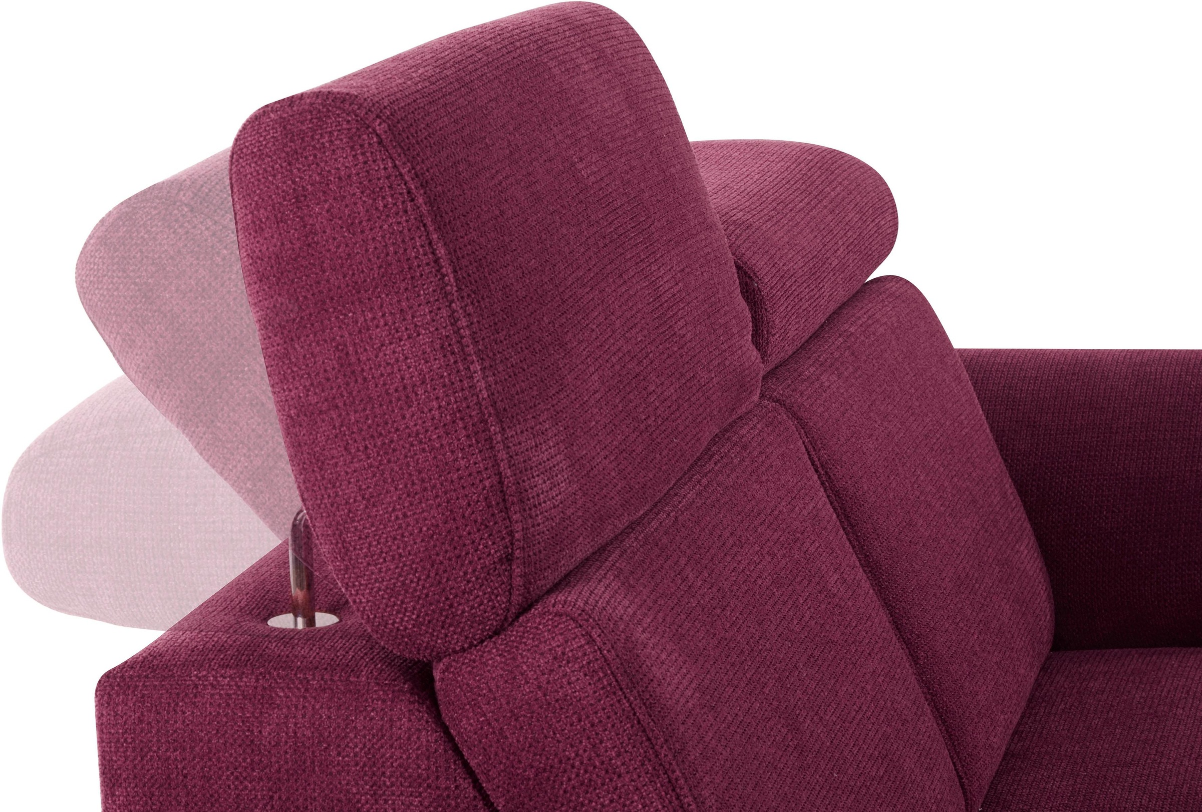 sit&more 2,5-Sitzer »Arngast«, inklusive Federkern und Kopfteilverstellung