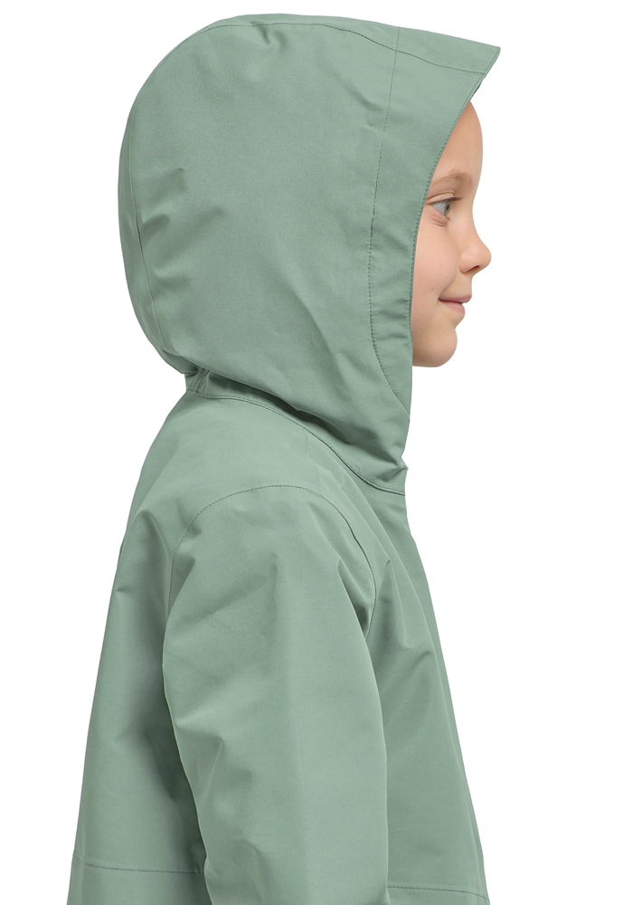 Jack Wolfskin Outdoorjacke »MALIMA JACKET G« mit Kapuze für Kinder, mit TEXAPORE CORE, wasserdicht, winddicht, atmungsaktiv