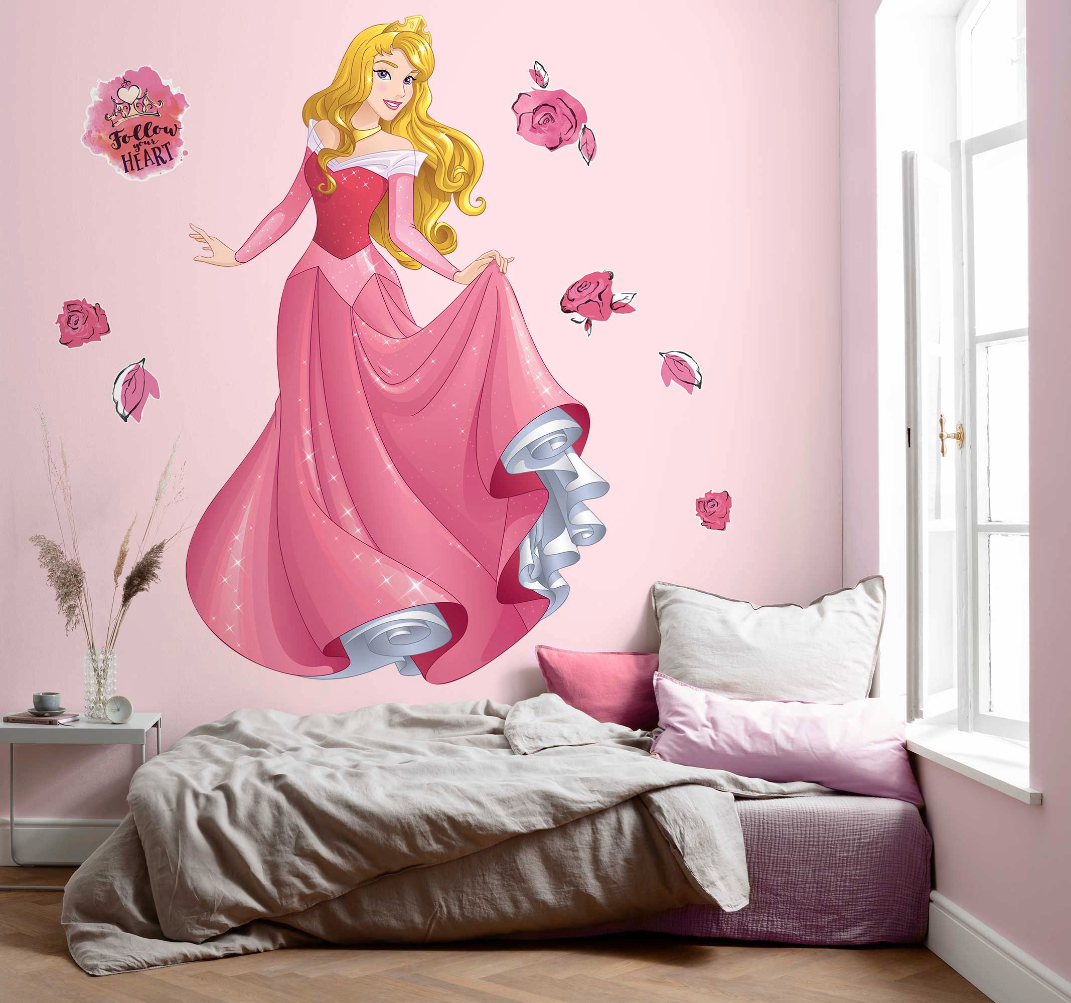 Komar Vliestapete »Selbstklebende Vlies   - Aurora XXL - Größe 127 x 200 cm« bedruckt glatt Kinderzimmer