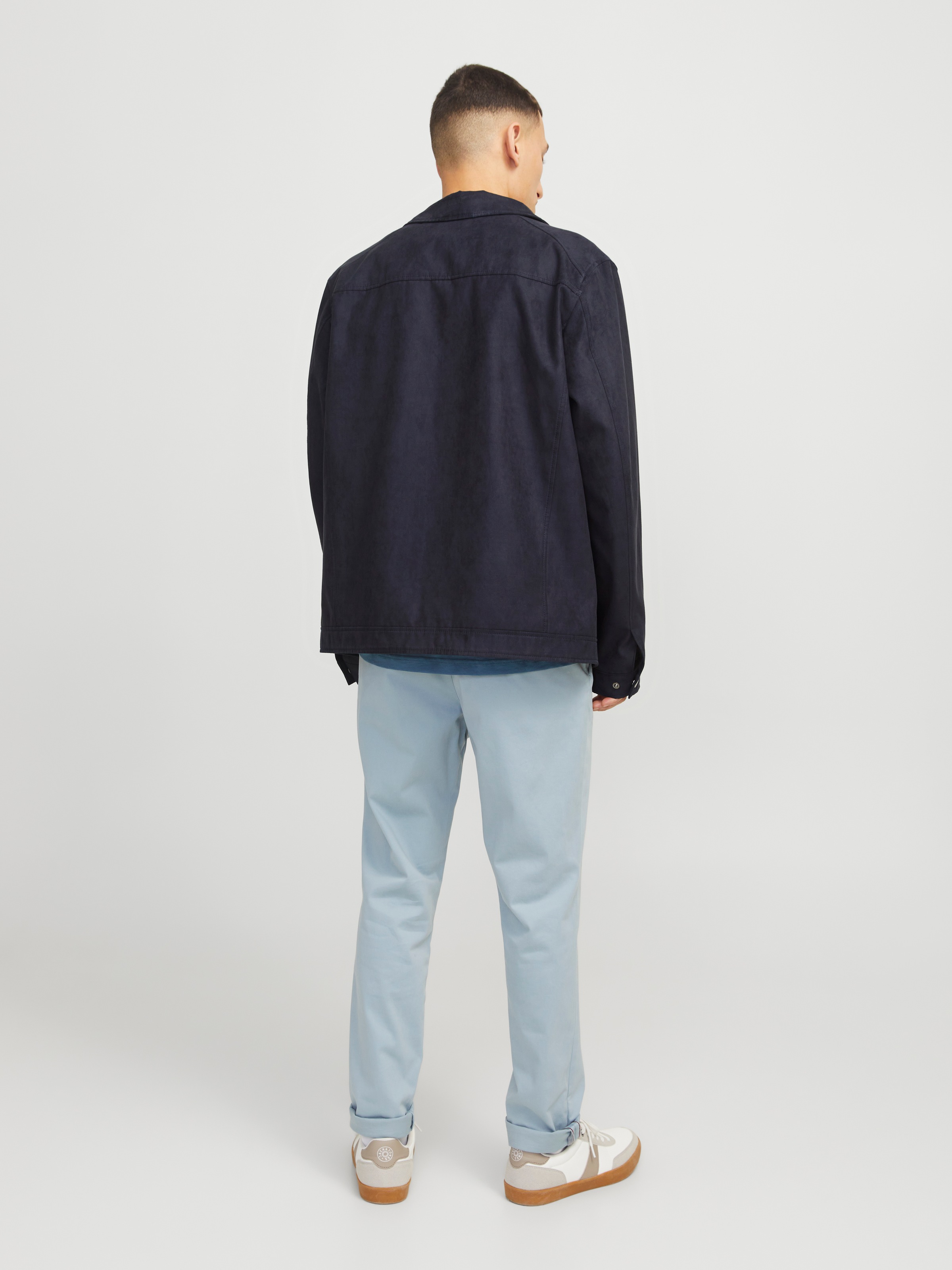 Jack & Jones Hemdjacke »JJEDYLAN SHACKET NOOS« ohne Kapuze mit Fly-Away Kragen