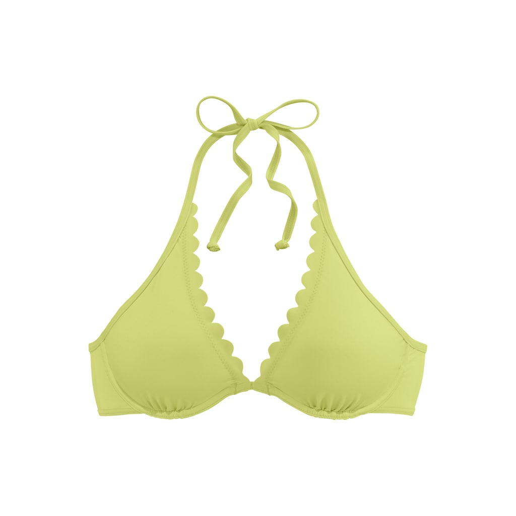 LASCANA Bügel-Bikini-Top »Scallop«