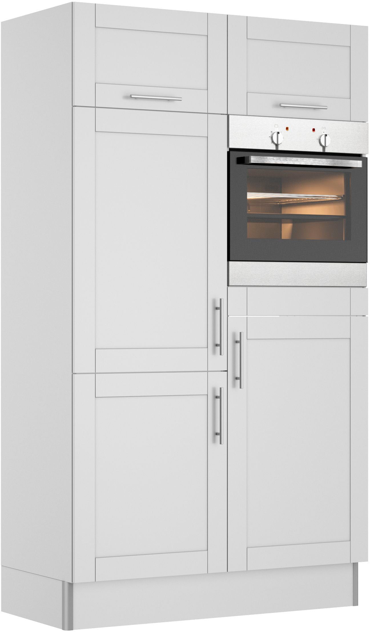 OPTIFIT Küche »Ahus, Back-/Kühlmodul«, Breite 120 cm, wahlw. mit E-Geräten,  Soft Close Funktion, MDF Fronten auf Raten kaufen | Backofenumbauschränke