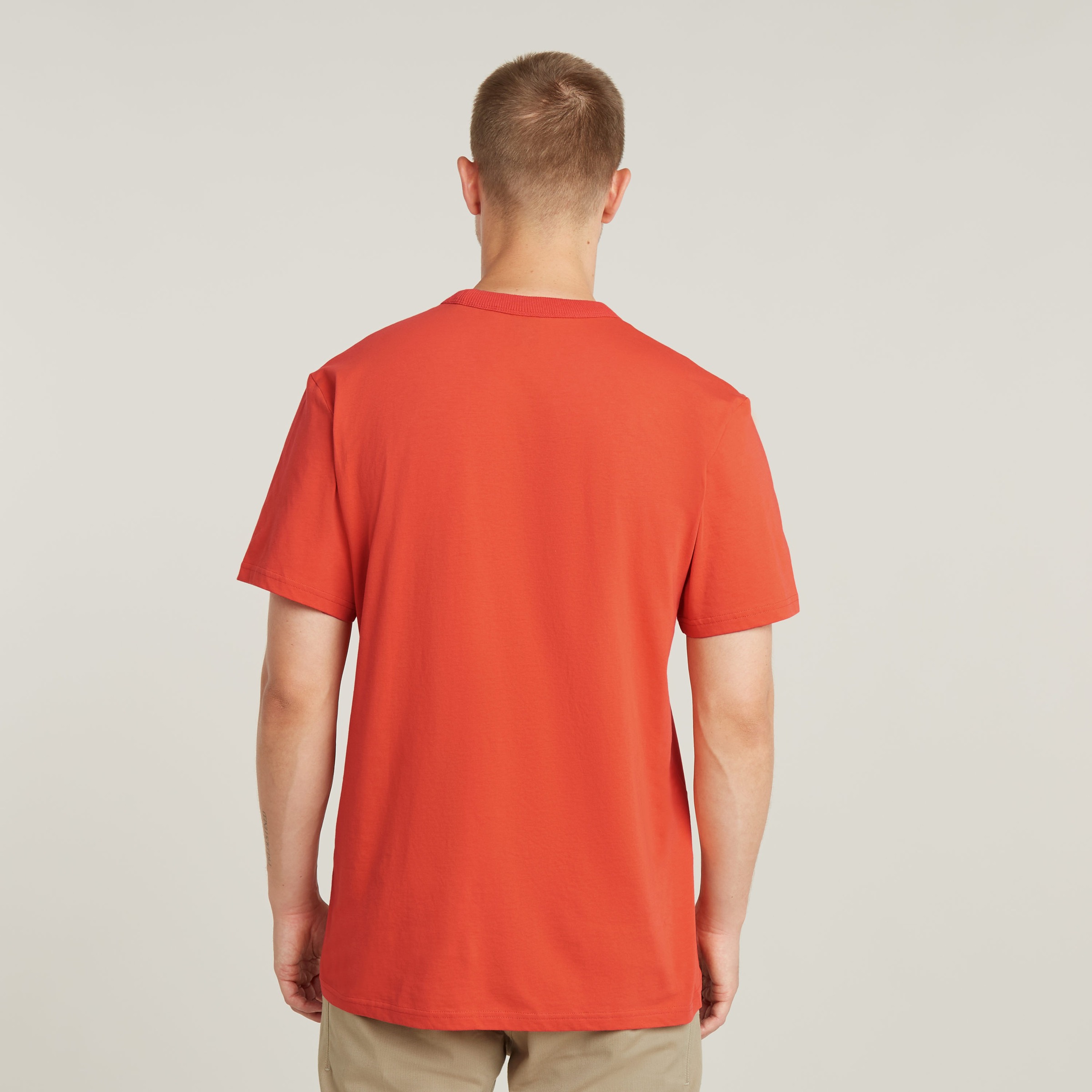 G-STAR T-Shirt »Nifous«, Rundhals, mit Rippeinsatz