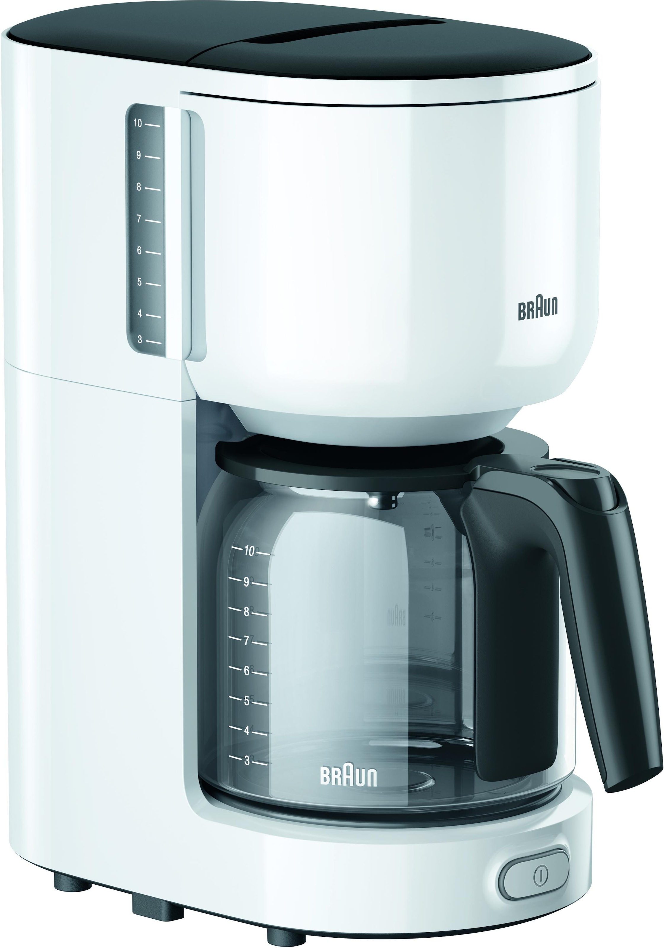 Braun Filterkaffeemaschine »KF Garantie 3 WH«, mit Papierfilter, Jahren XXL 1x4 3120