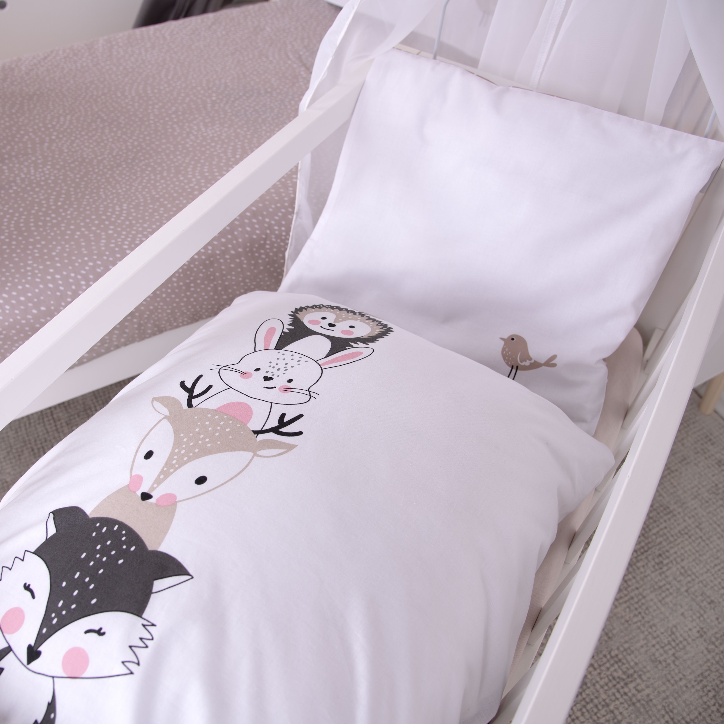 Baby Best Babybettwäsche »babybest Woodland Crew« 2 Stk. tlg. mit Wendefunktion