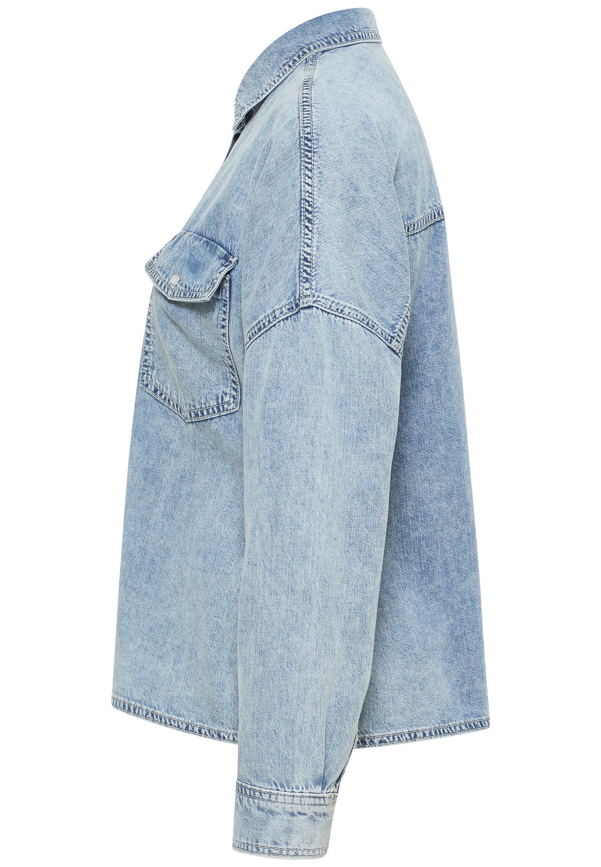 MUSTANG Langarmbluse »Damen Style Ruby Pockets«