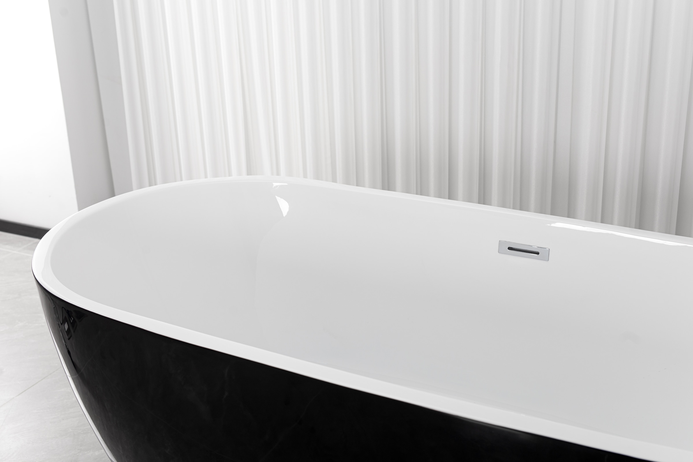 Sanotechnik Badewanne »CUBA« Höhe 61 cm Vorrichtung für Ablaufschlauch | Überlauf 175x80x61cm, aus Acryl