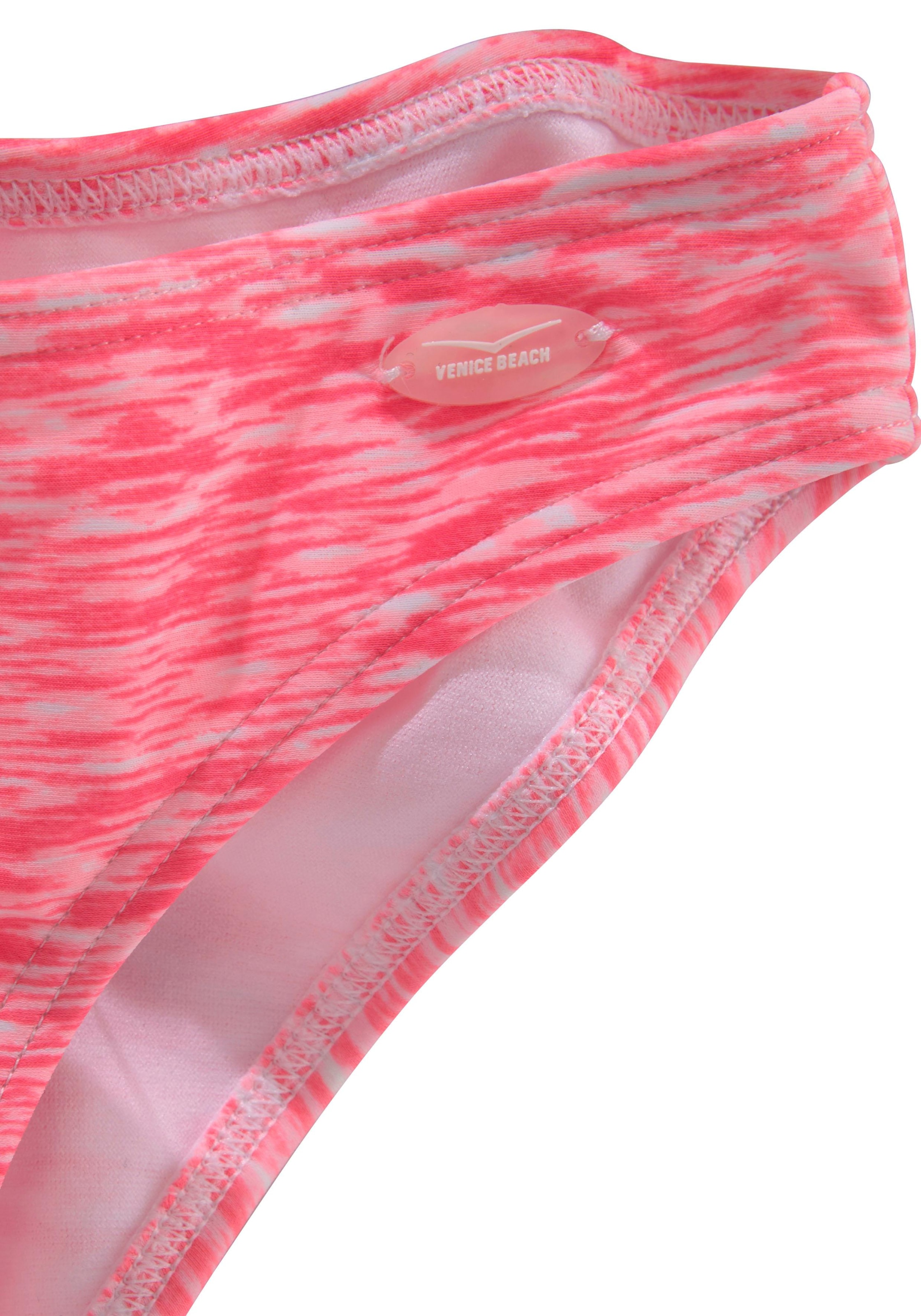 Venice Beach Bandeau-Bikini, in Melange-Optik bei