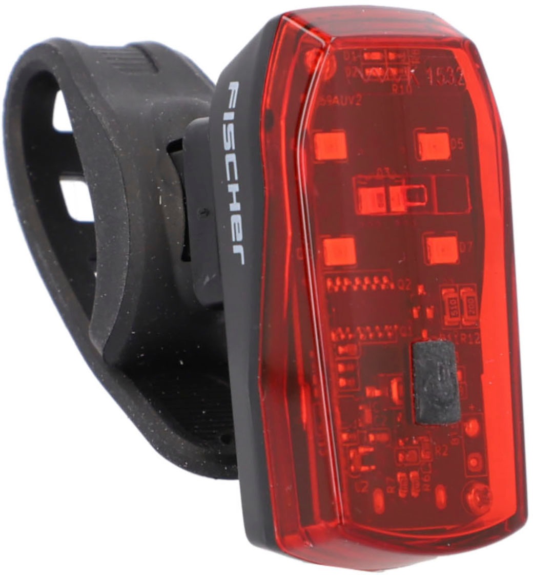 FISCHER Fahrrad Fahrrad-Rücklicht »Akku-Rücklicht “Basic STOP”«