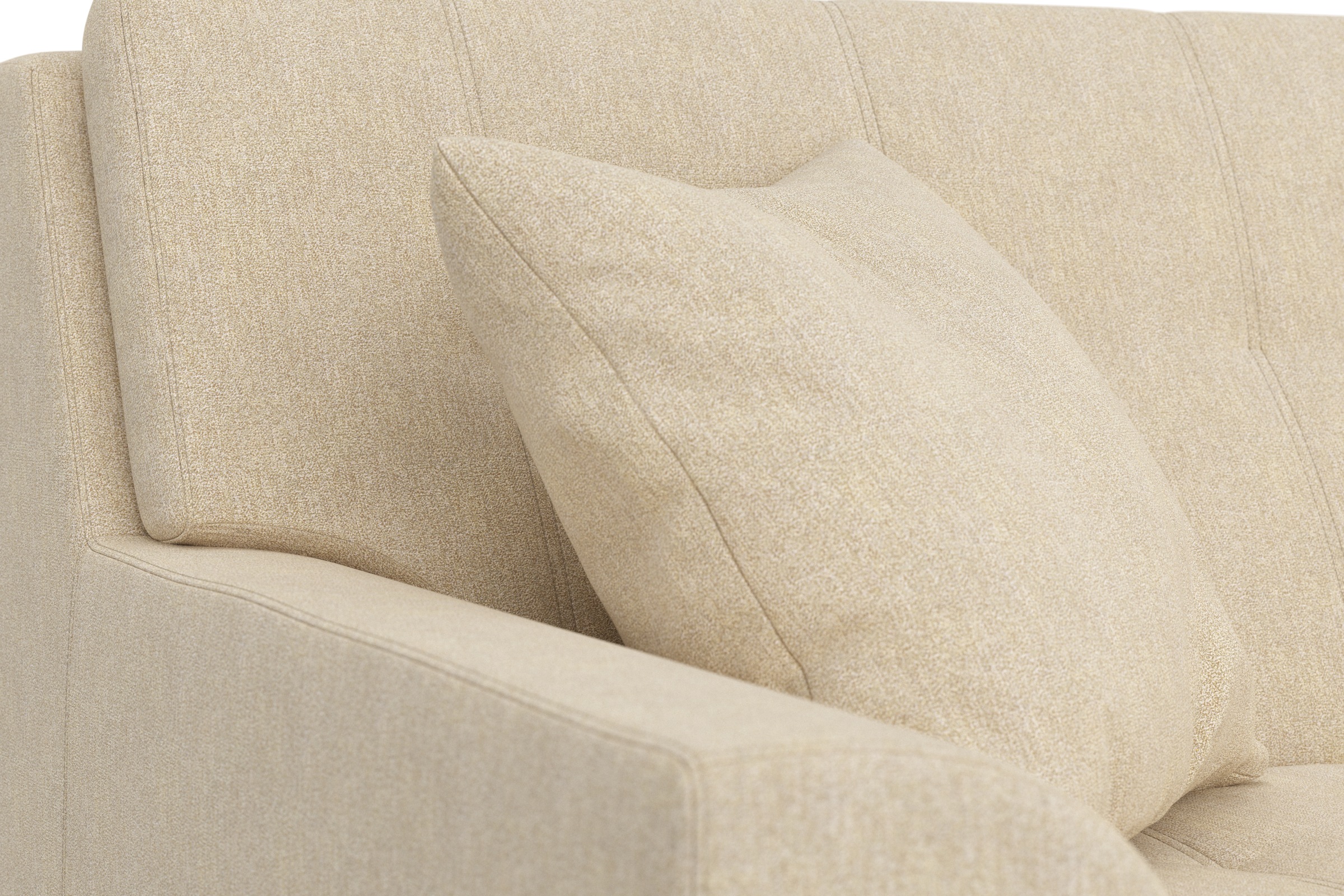 DOMO collection Ecksofa Treviso, wahlweise mit Bettfunktion, incl. Zierkissen