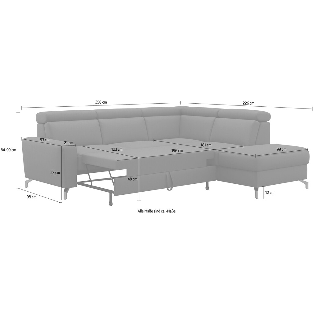 sit&more Ecksofa »Scarlett«