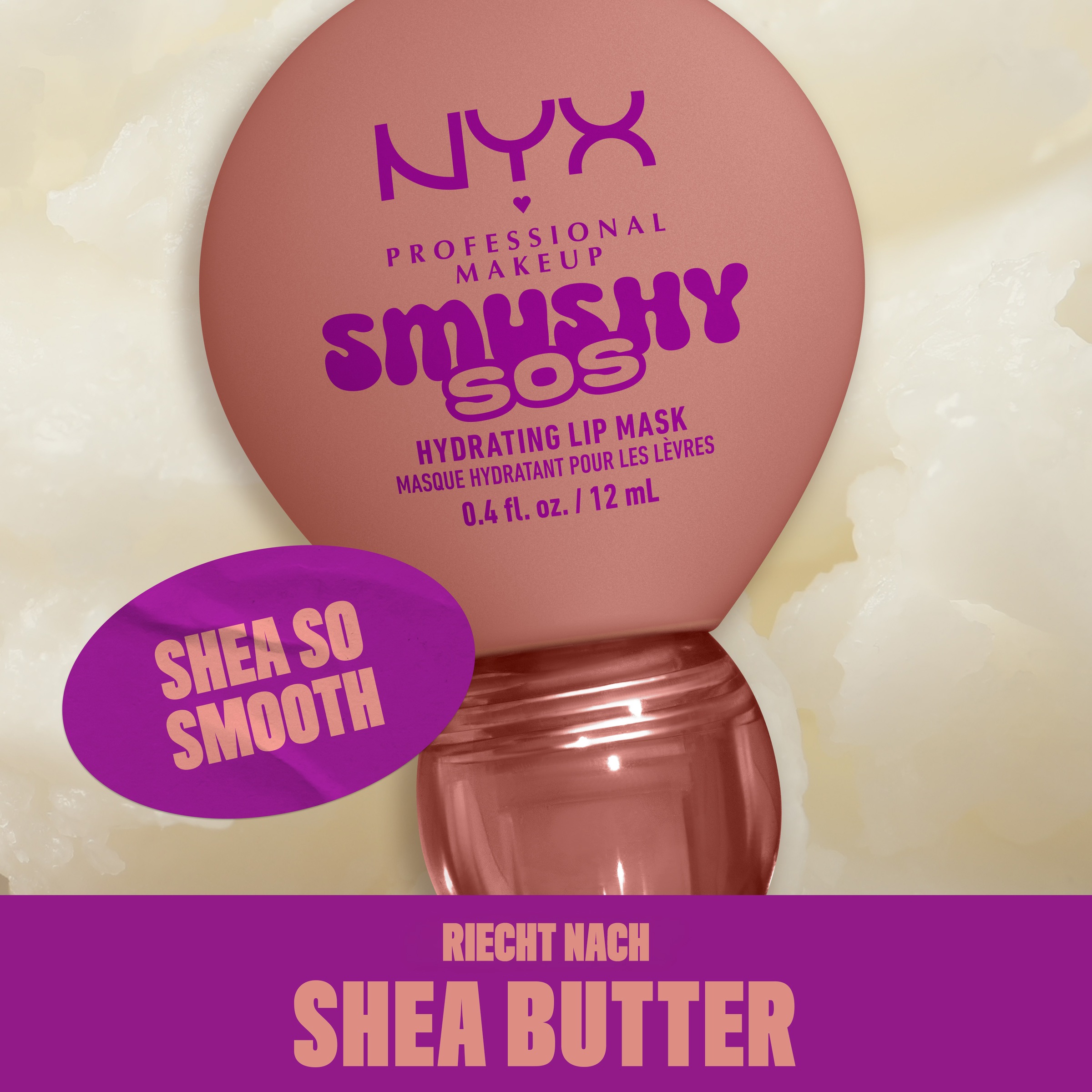 NYX PROFESSIONAL MAKEUP Lippenpflegemittel »SMUSHY SOS GLOSSSY LIP BALM« pflege, getönte Farbe und professioneller Shine, alles in einem