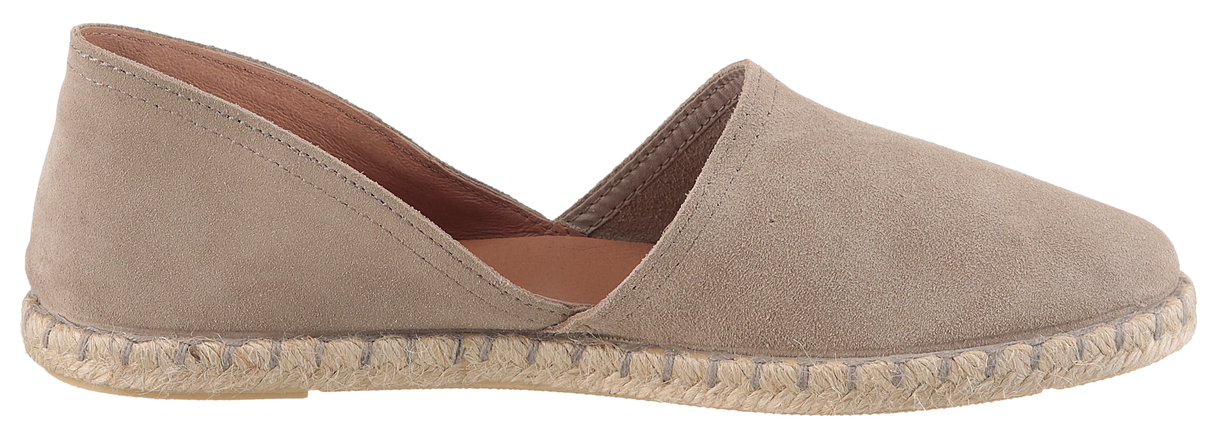 VERBENAS Espadrille »CARMEN SERRAJE«, Schlupfschuh, Sommerschuh, Loafer mit typischem Jute-Rahmen