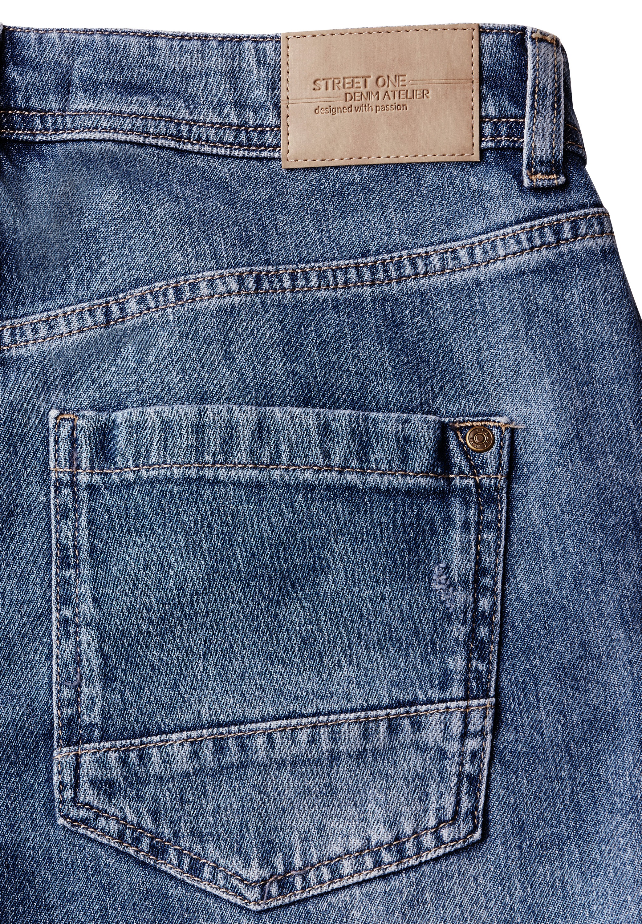 STREET ONE Boyfriend-Jeans, im Five-Pocket Style
