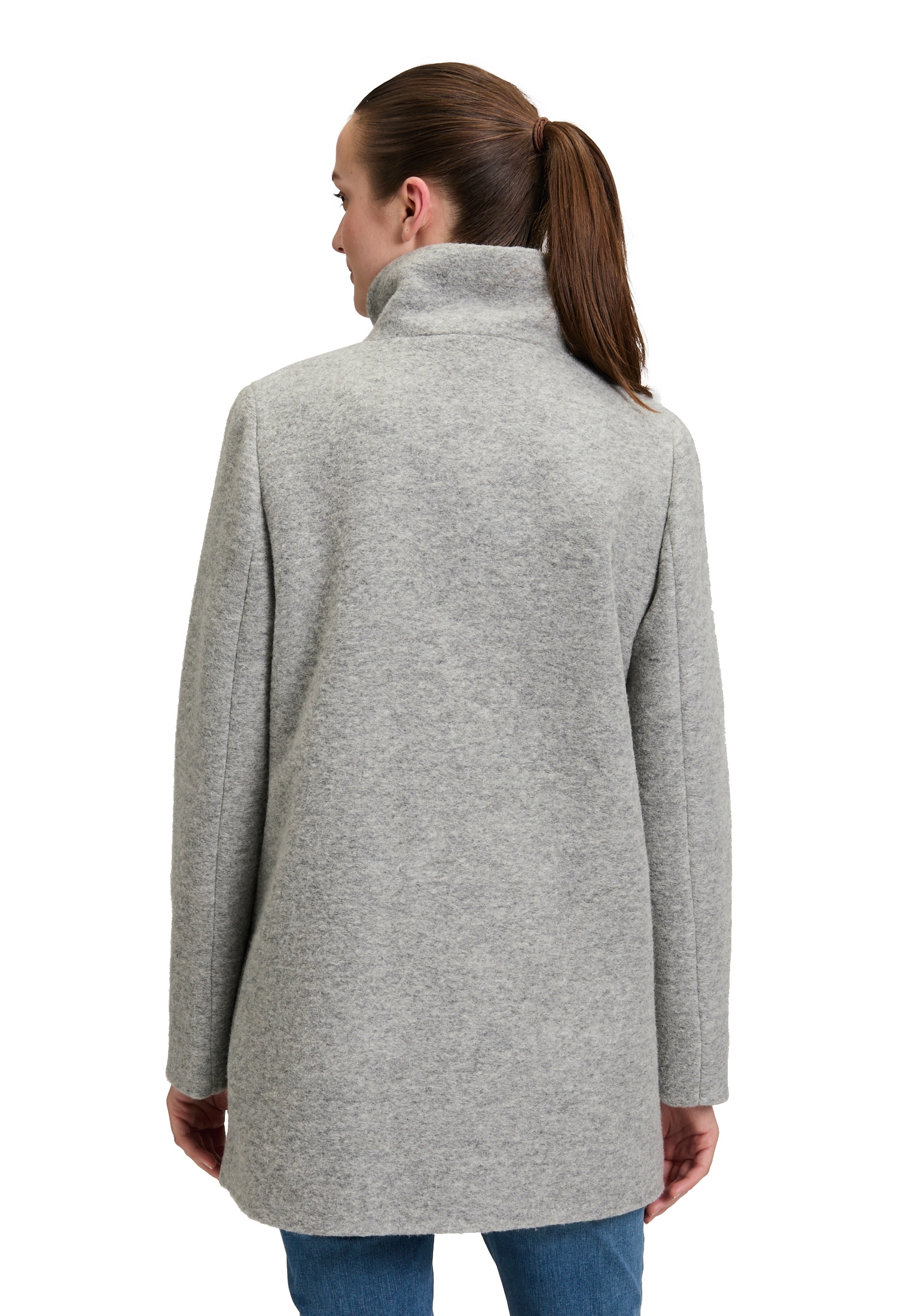 Amber & June Kurzjacke »Kurzmantel mit Stehkragen«