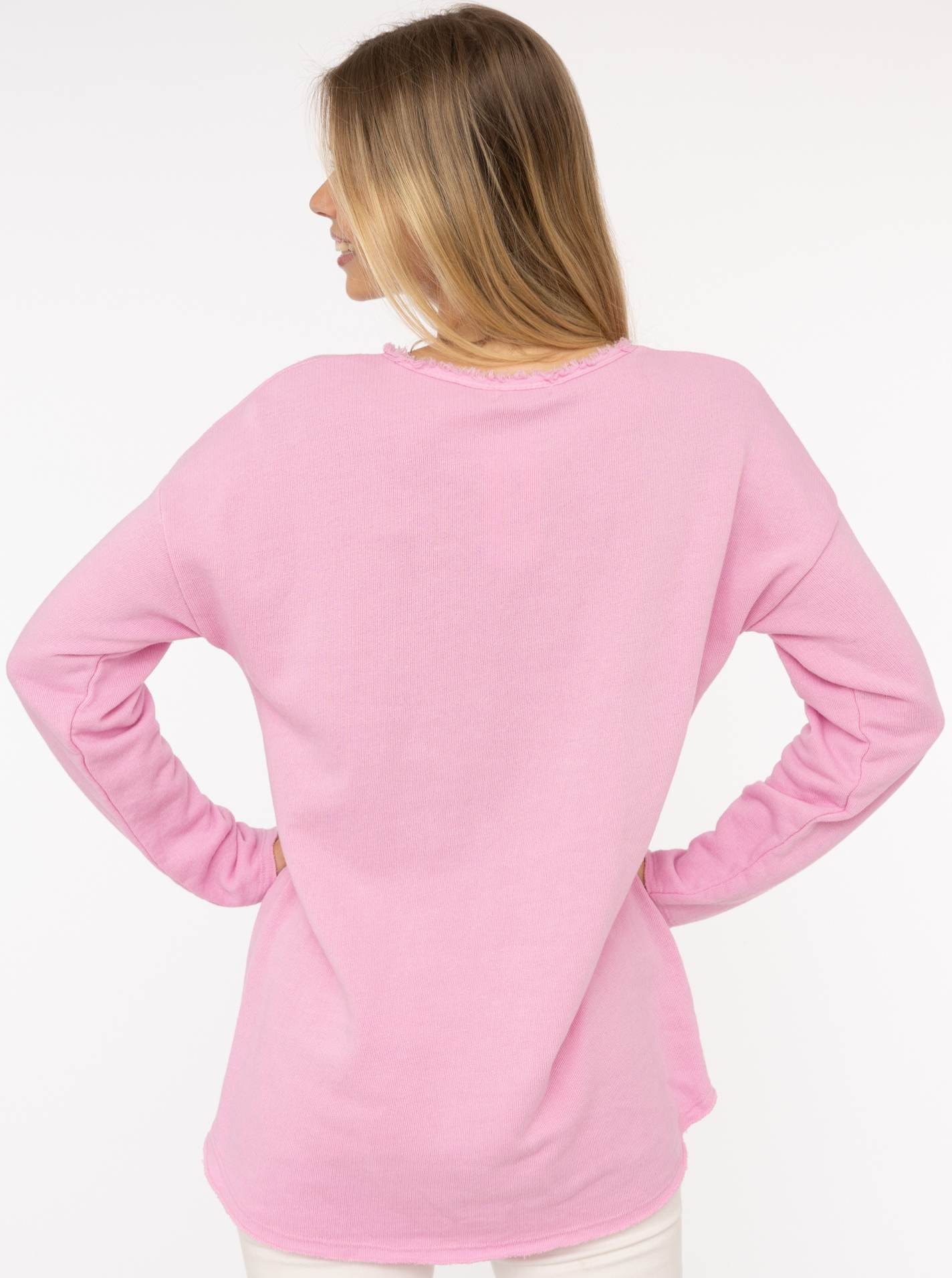 Zwillingsherz Sweater »"Sea Sand Sun"«, Mit großer Flock-Aufschrift in auffälliger Farbe
