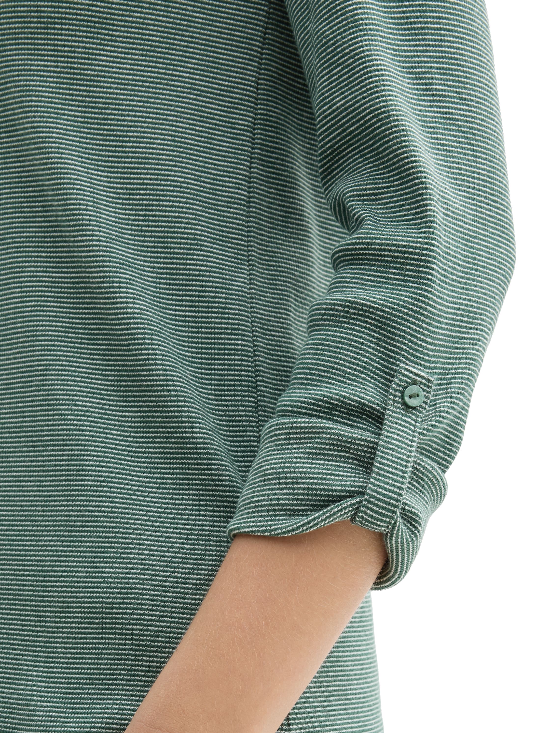 TOM TAILOR Henleyshirt, mit Turn-Up-Arm