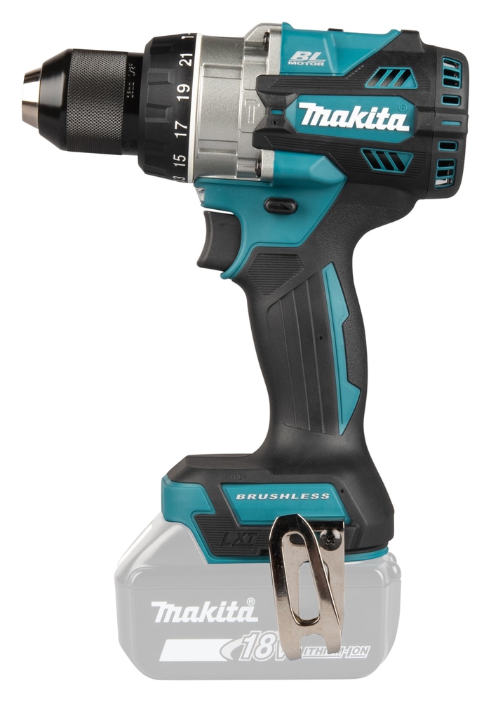 Makita Akku-Schlagbohrschrauber »»DHP492Z« 18V, max. 141 Nm, ohne Akku und Ladegerät« extra stark + bürstenlos für intensive Bohrungen mit und ohne Schlag