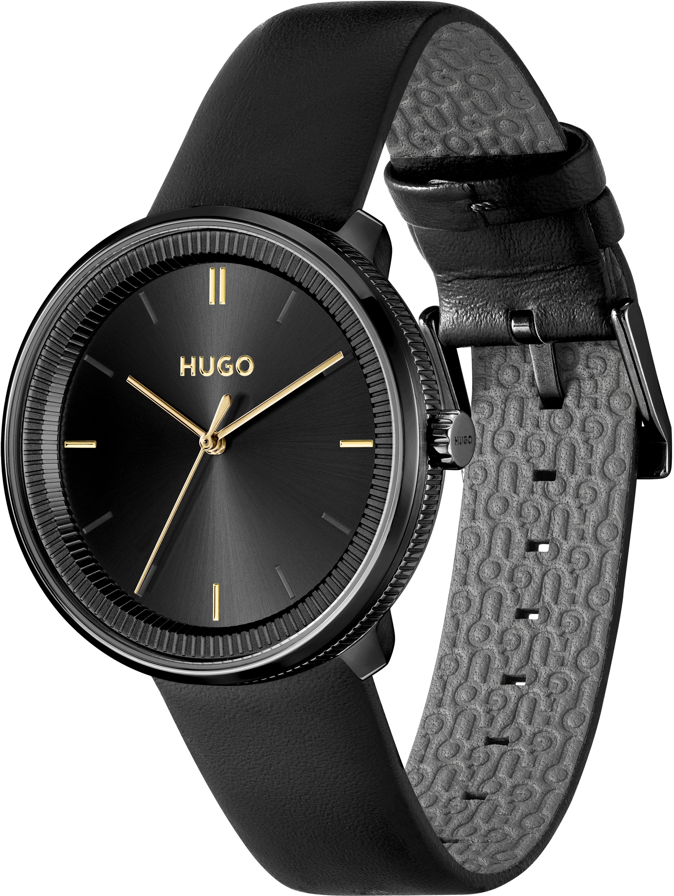 HUGO Quarzuhr Wechselband) (Set, auf tlg., Raten 2 »#FLUID, mit kaufen Uhr 1520024«